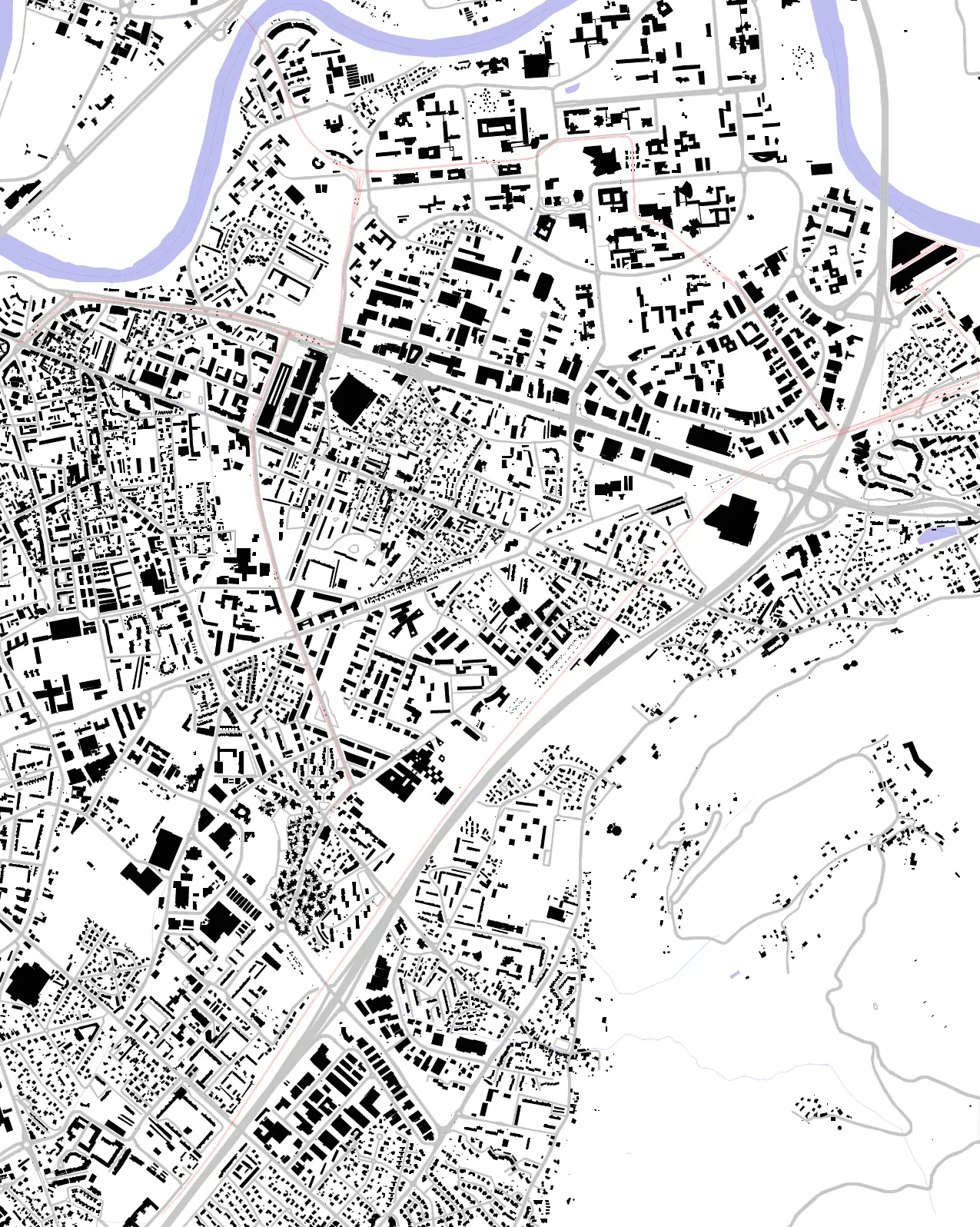 Saint-Martin-d'Hères plan de masse