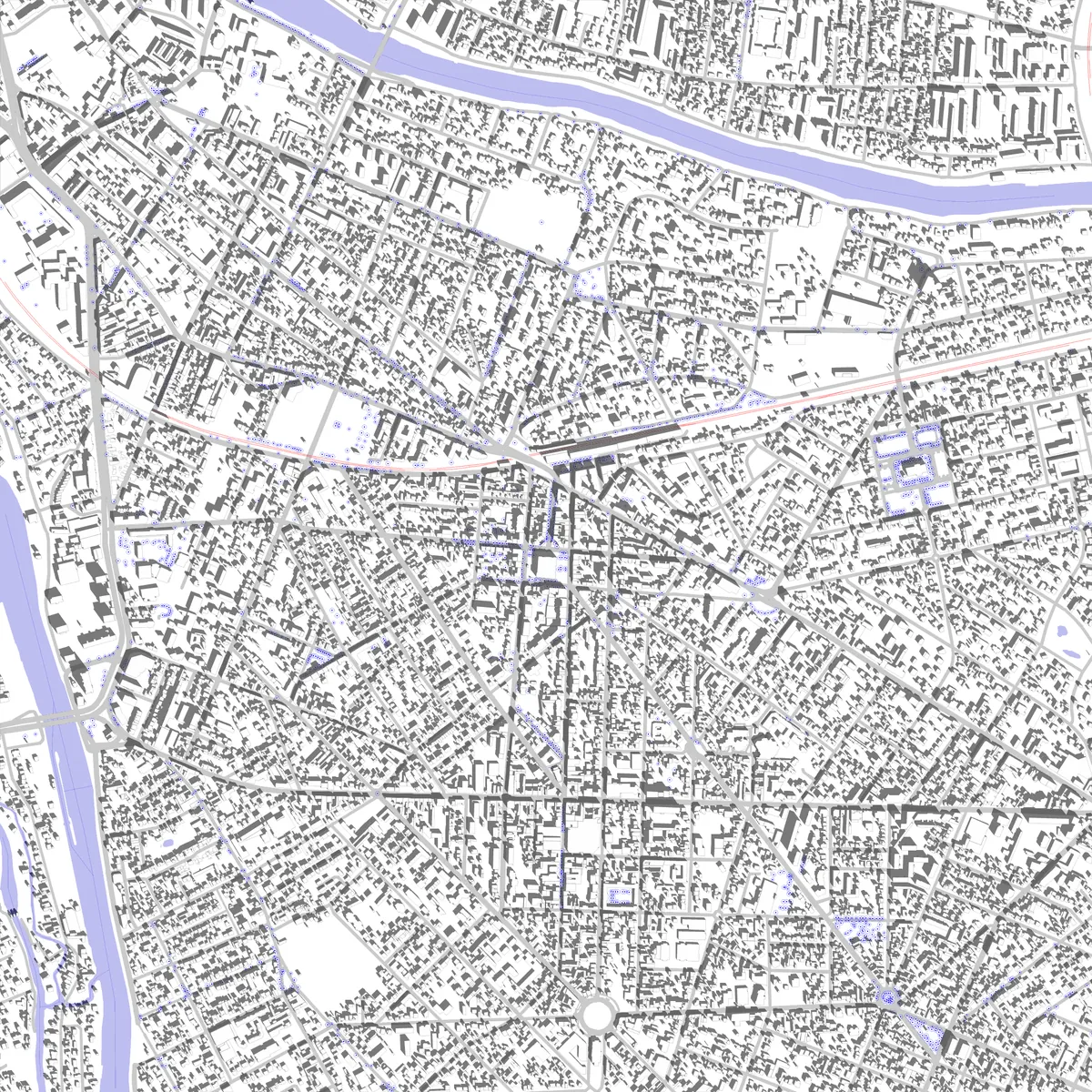 Saint-Maur-des-Fossés site plan (2.5 km)