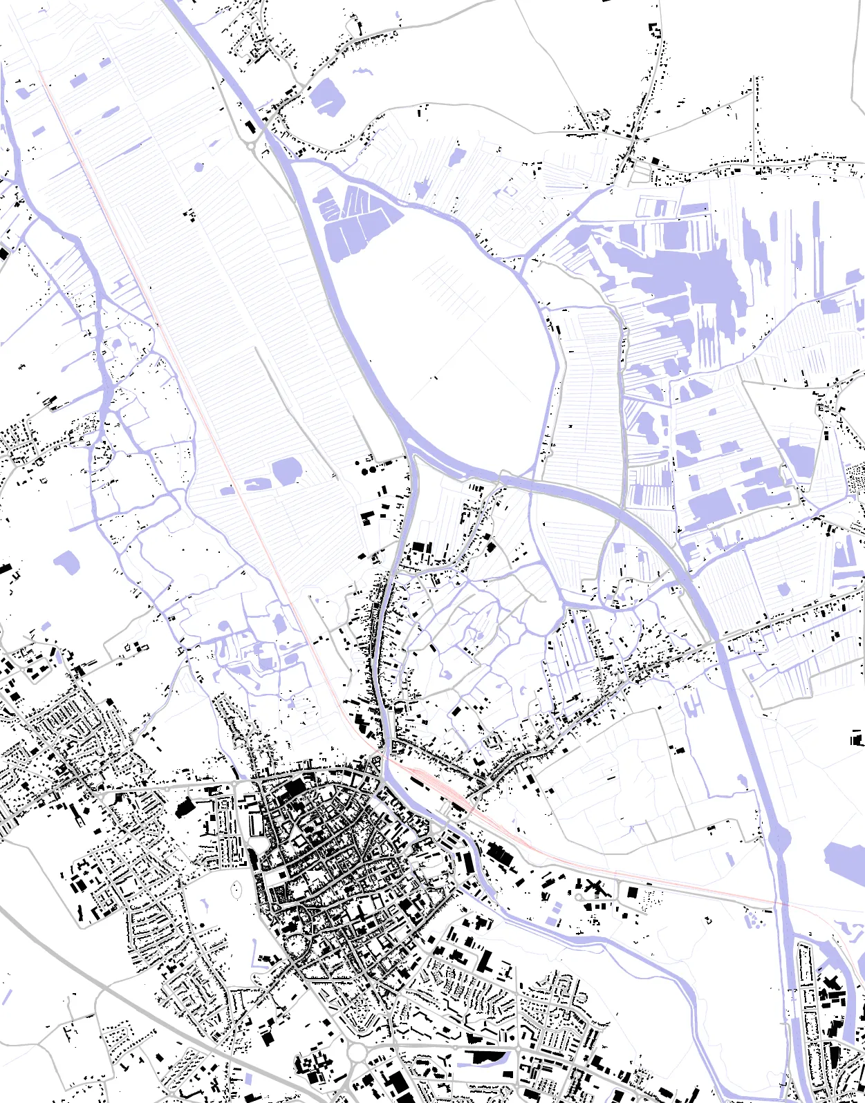 Saint-Omer plan de masse