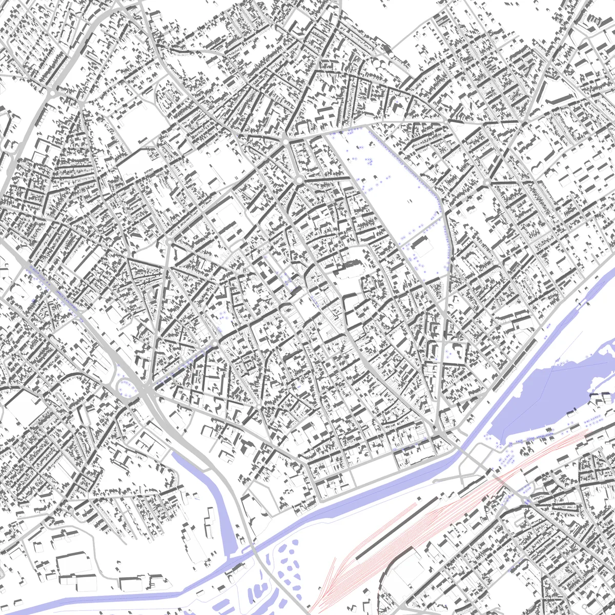 Saint-Quentin site plan (2.5 km)