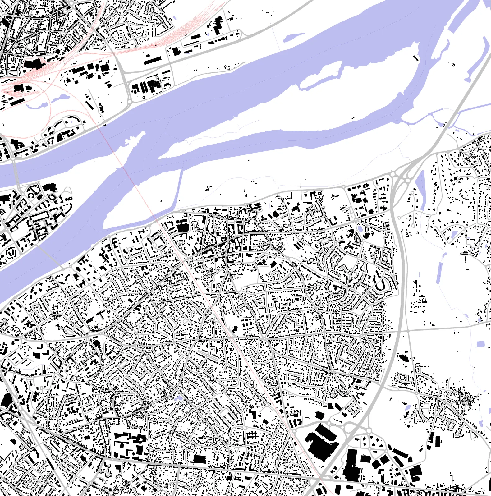 Saint-Sébastien-sur-Loire plan de masse