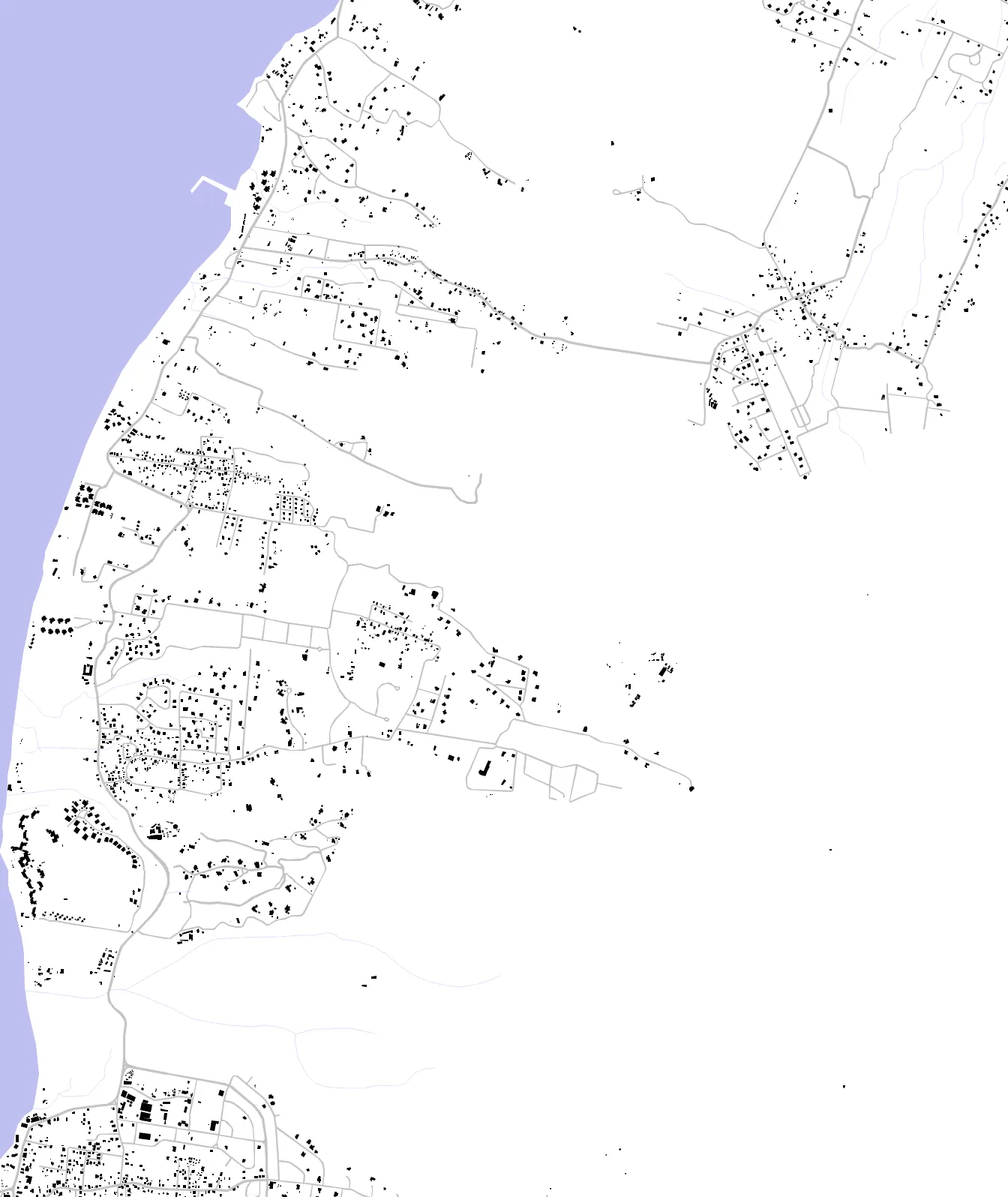 Saint Thomas Lowland figure ground plan