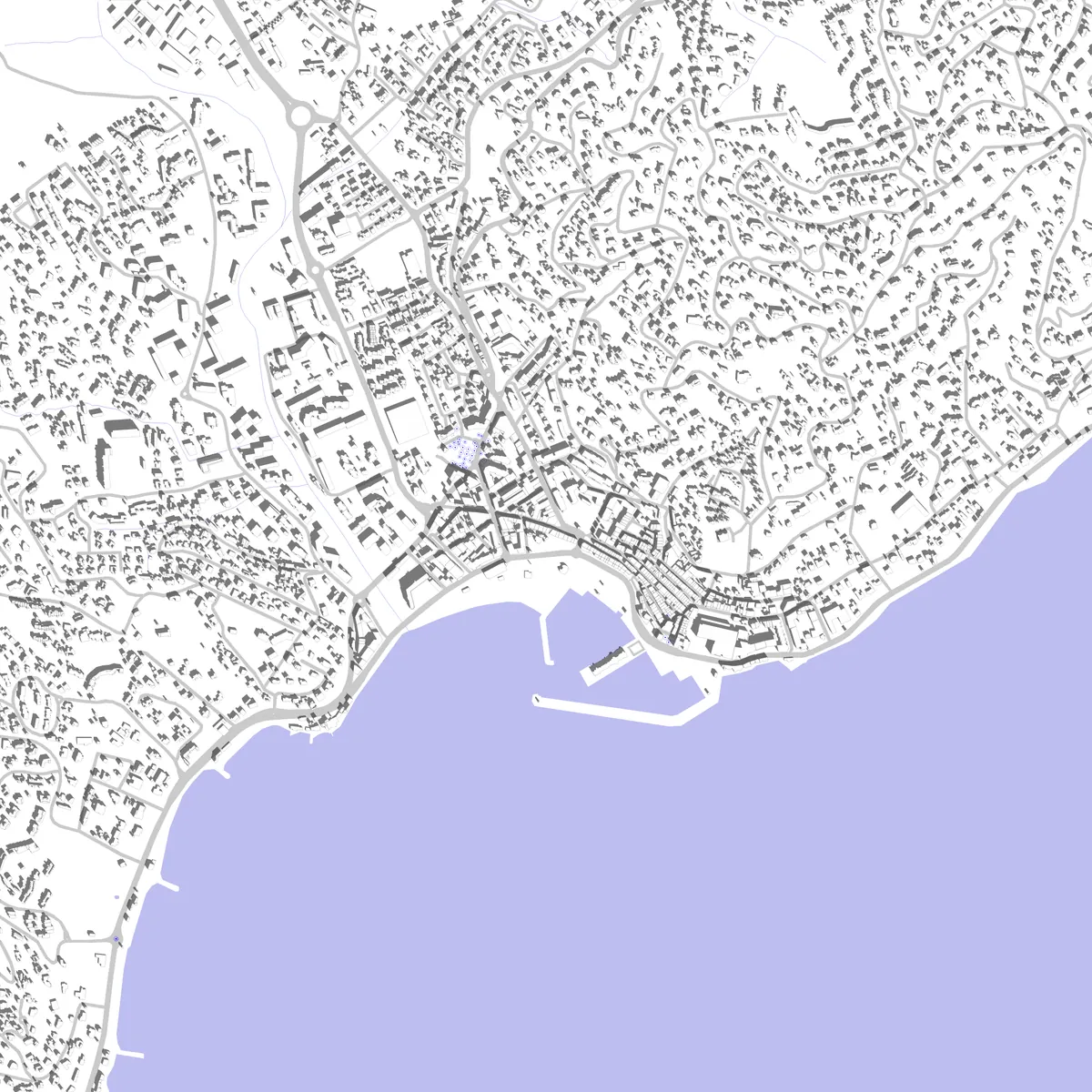 Sainte-Maxime site plan (2.5 km)