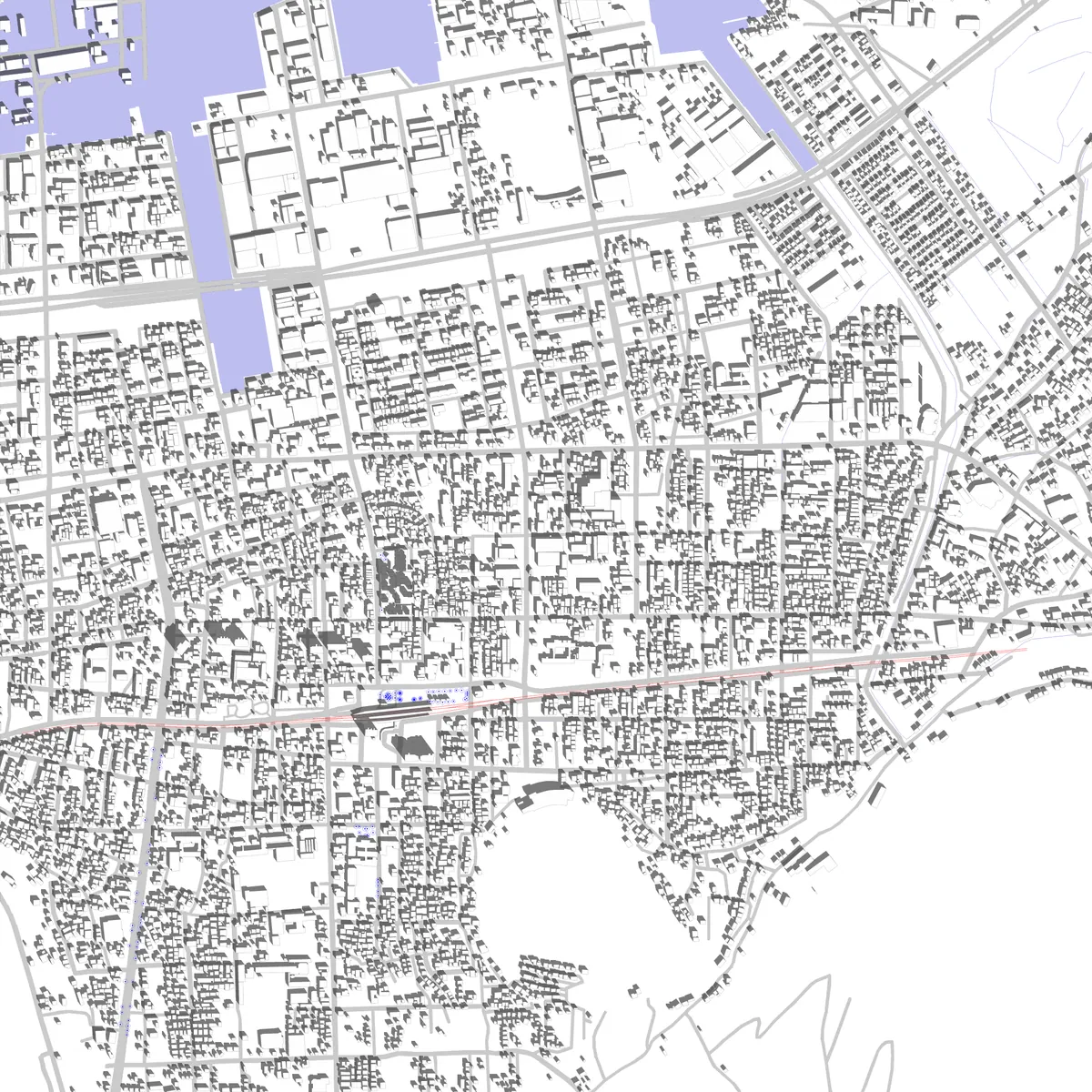 Sakaide site plan (2.5 km)