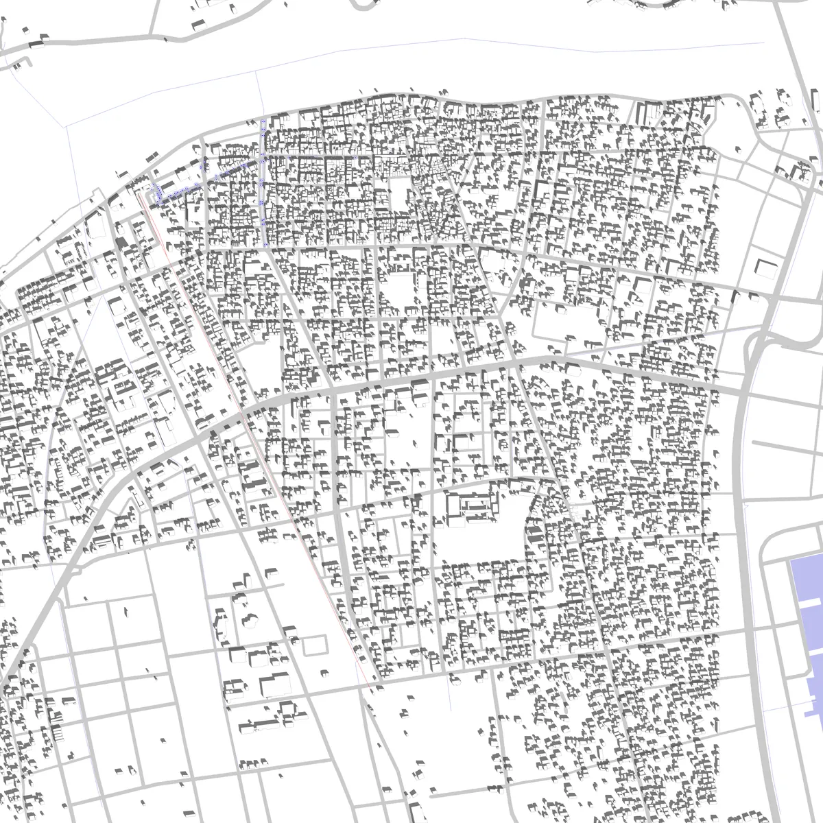 境港 敷地図 (2.5 km)