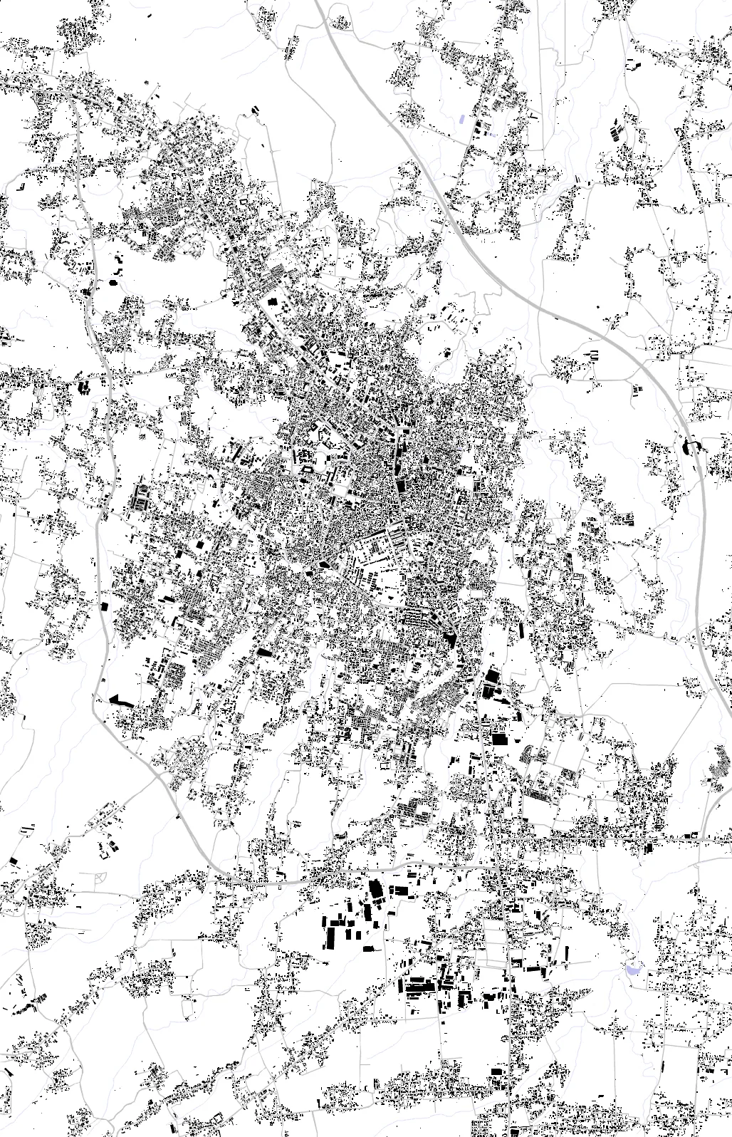 Salatiga figure ground plan