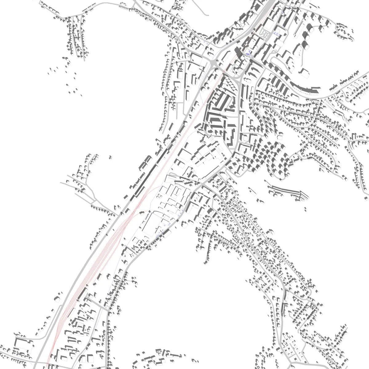 Salgótarján site plan (2.5 km)