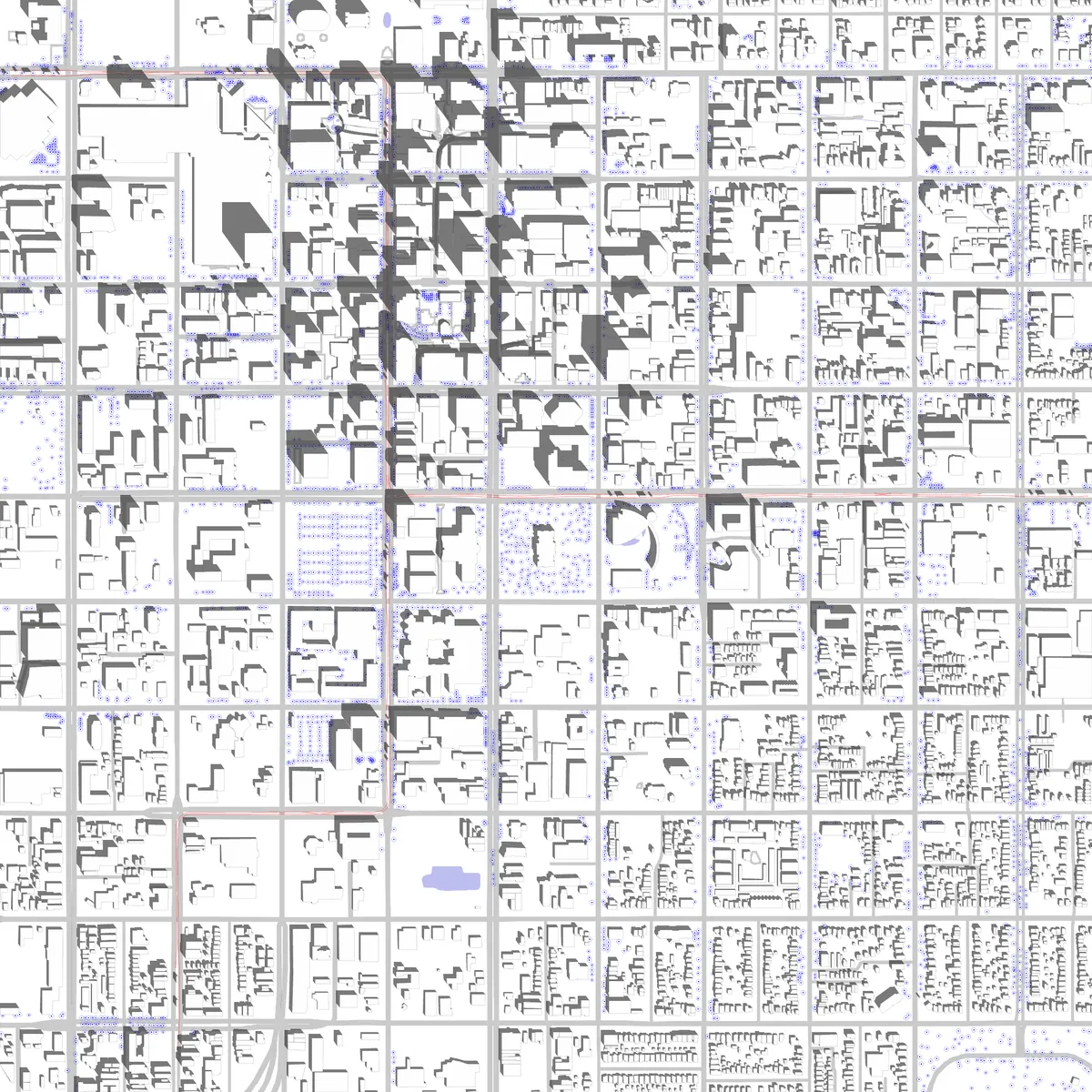 Salt Lake City site plan (2.5 km)
