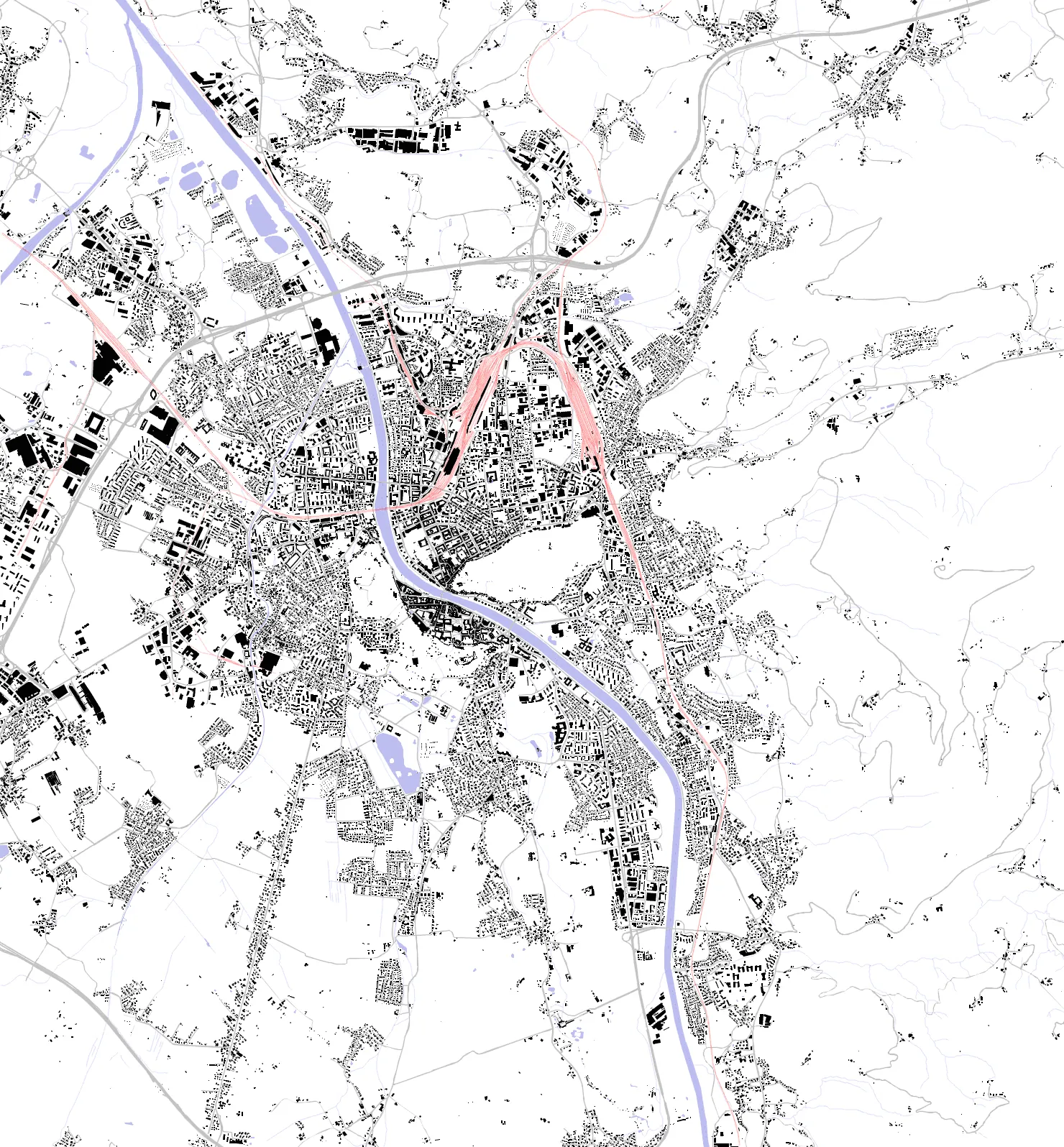 Salzburg figure ground plan