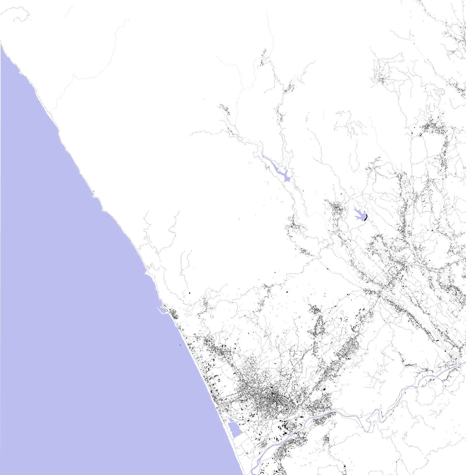Samandağ figure ground plan