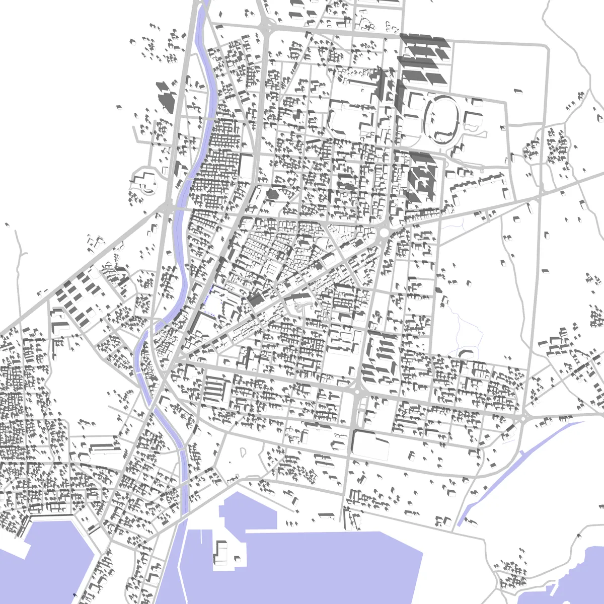 Samcheonpo site plan (2.5 km)