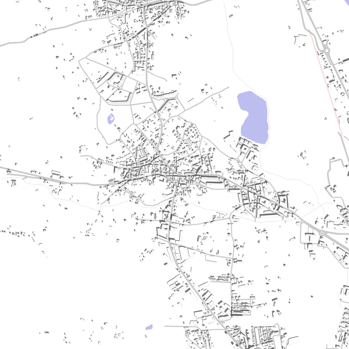 San Andrés del Rabanedo plano de situación (2.5 km)