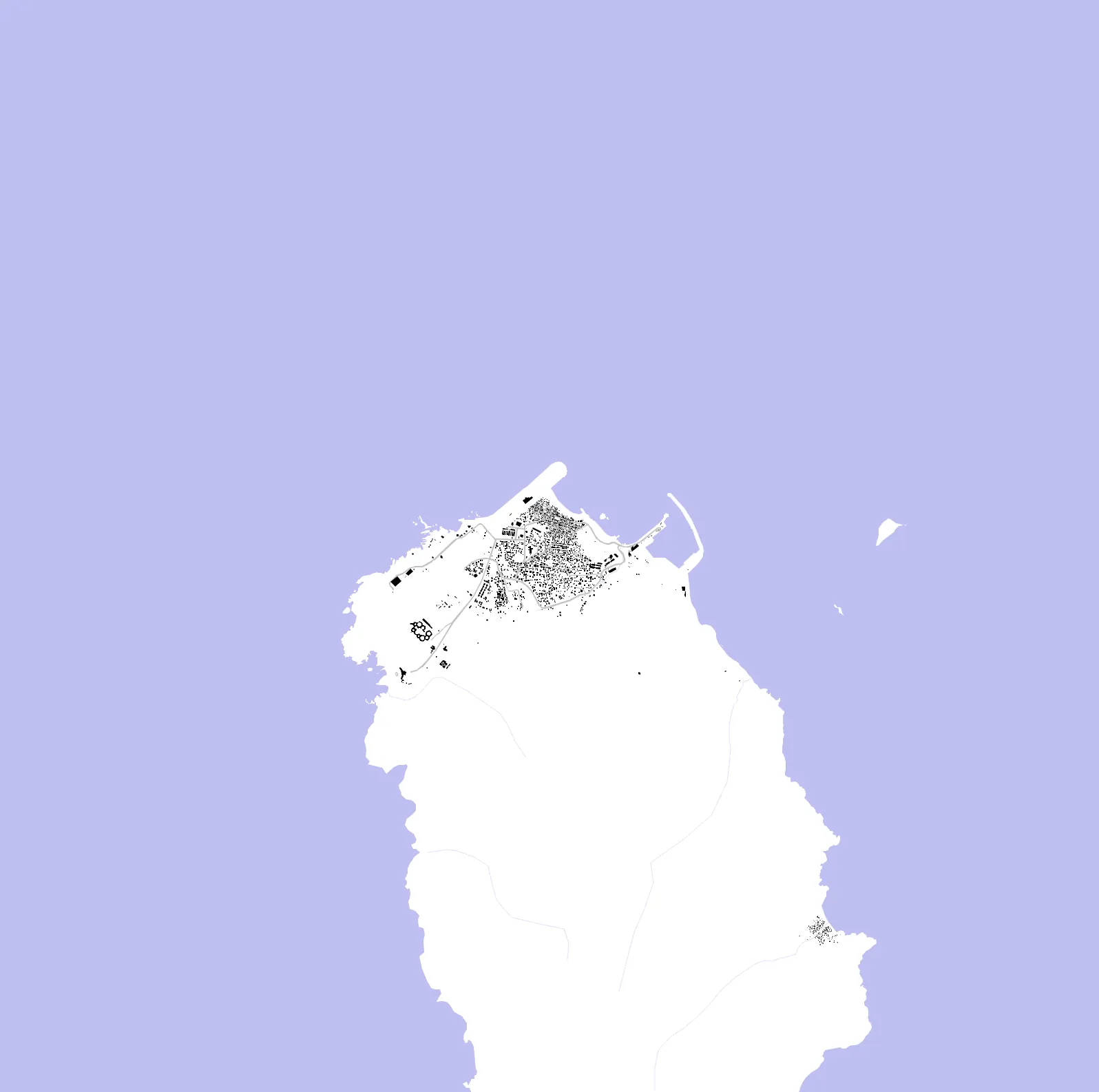 San Antonio de Palé figure ground plan