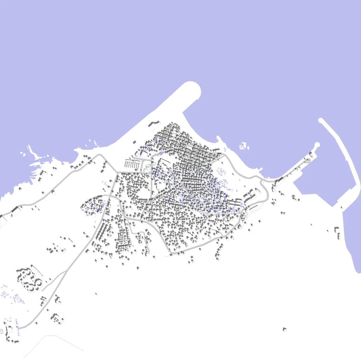 San Antonio de Palé site plan (2.5 km)
