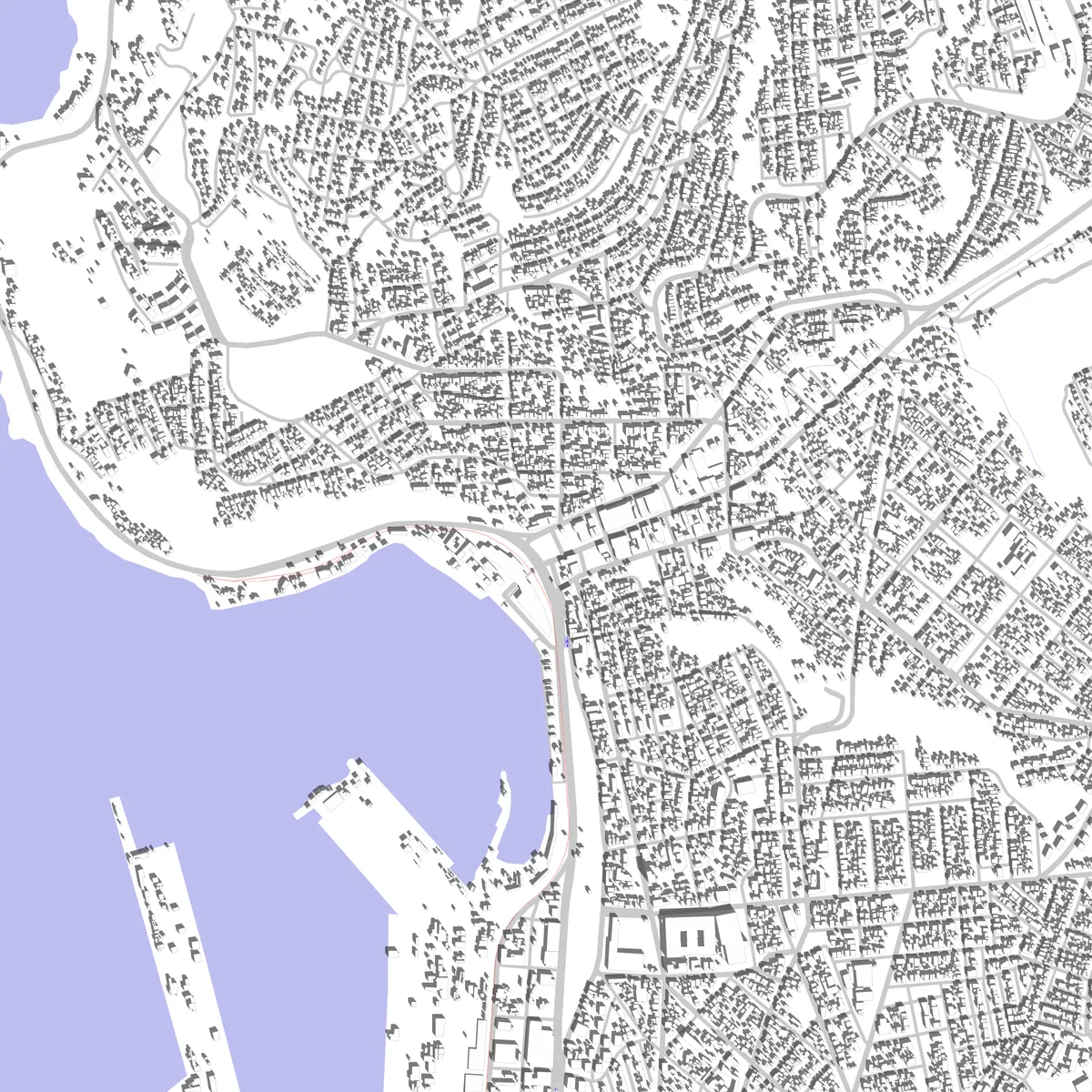 San Antonio plano de situación (2.5 km)