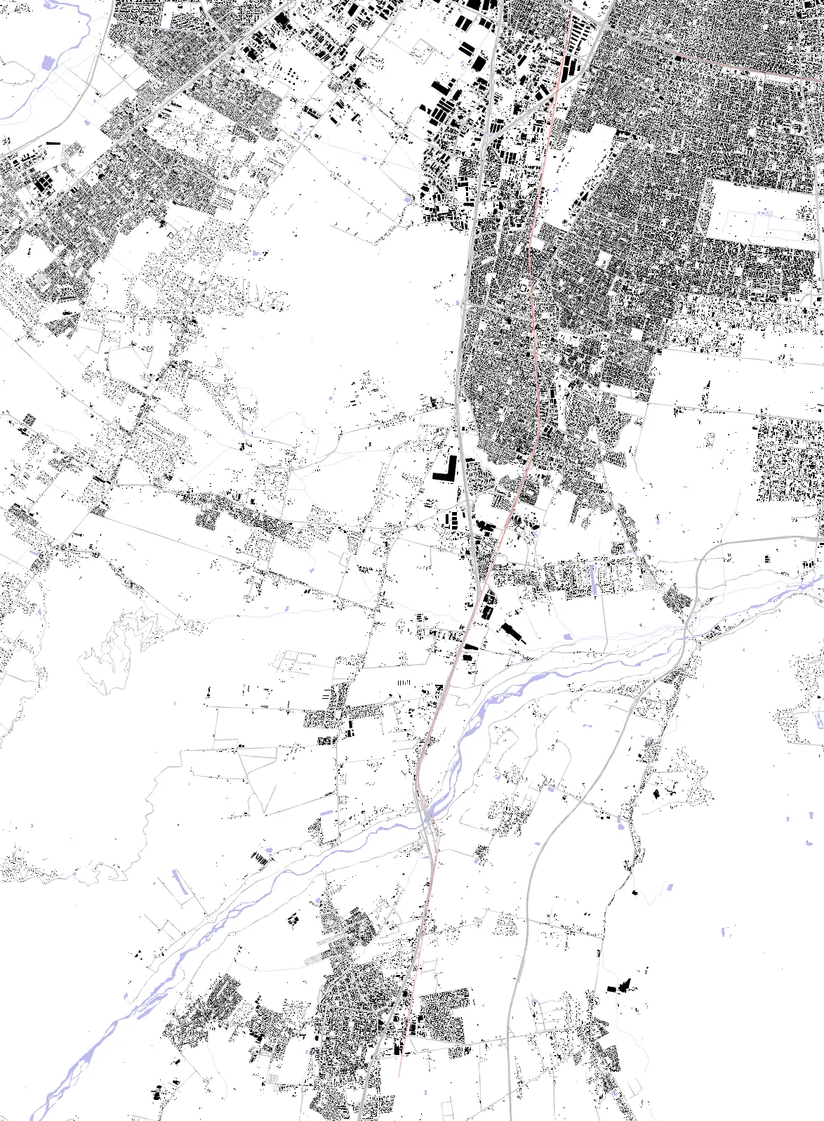 San Bernardo figure ground plan