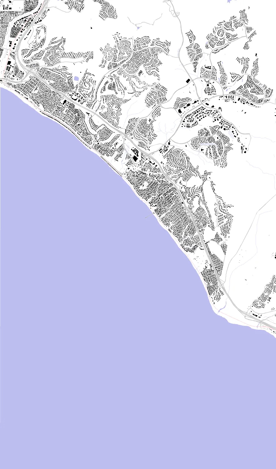 San Clemente figure ground plan