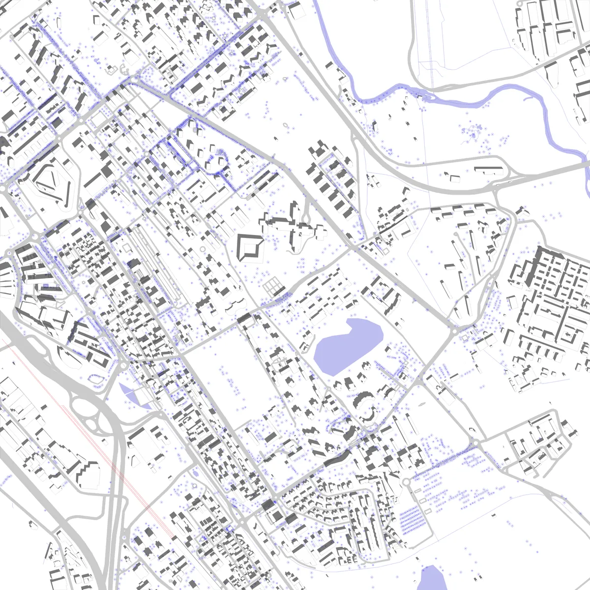 San Donato Milanese site plan (2.5 km)