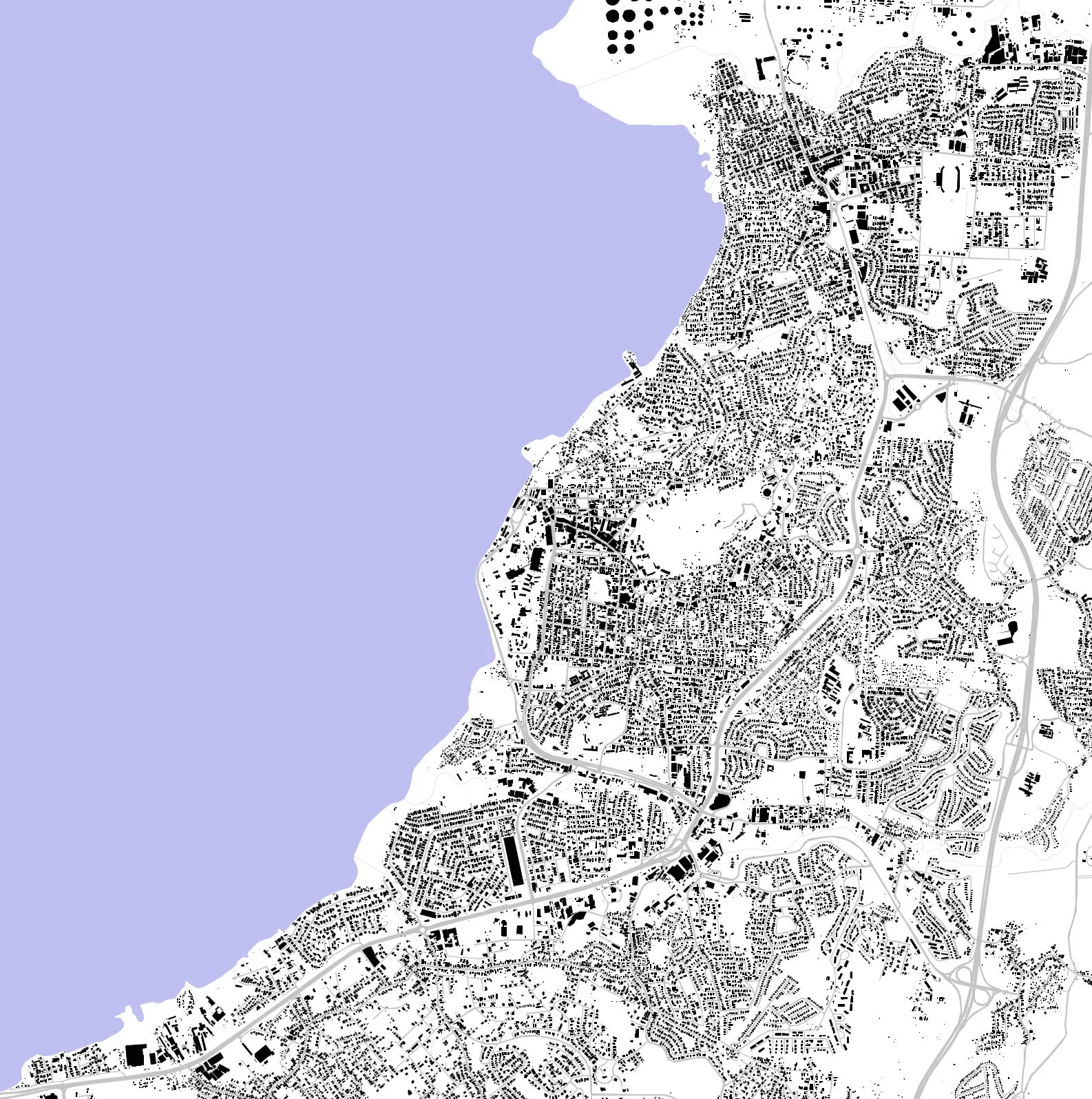 San Fernando figure ground plan