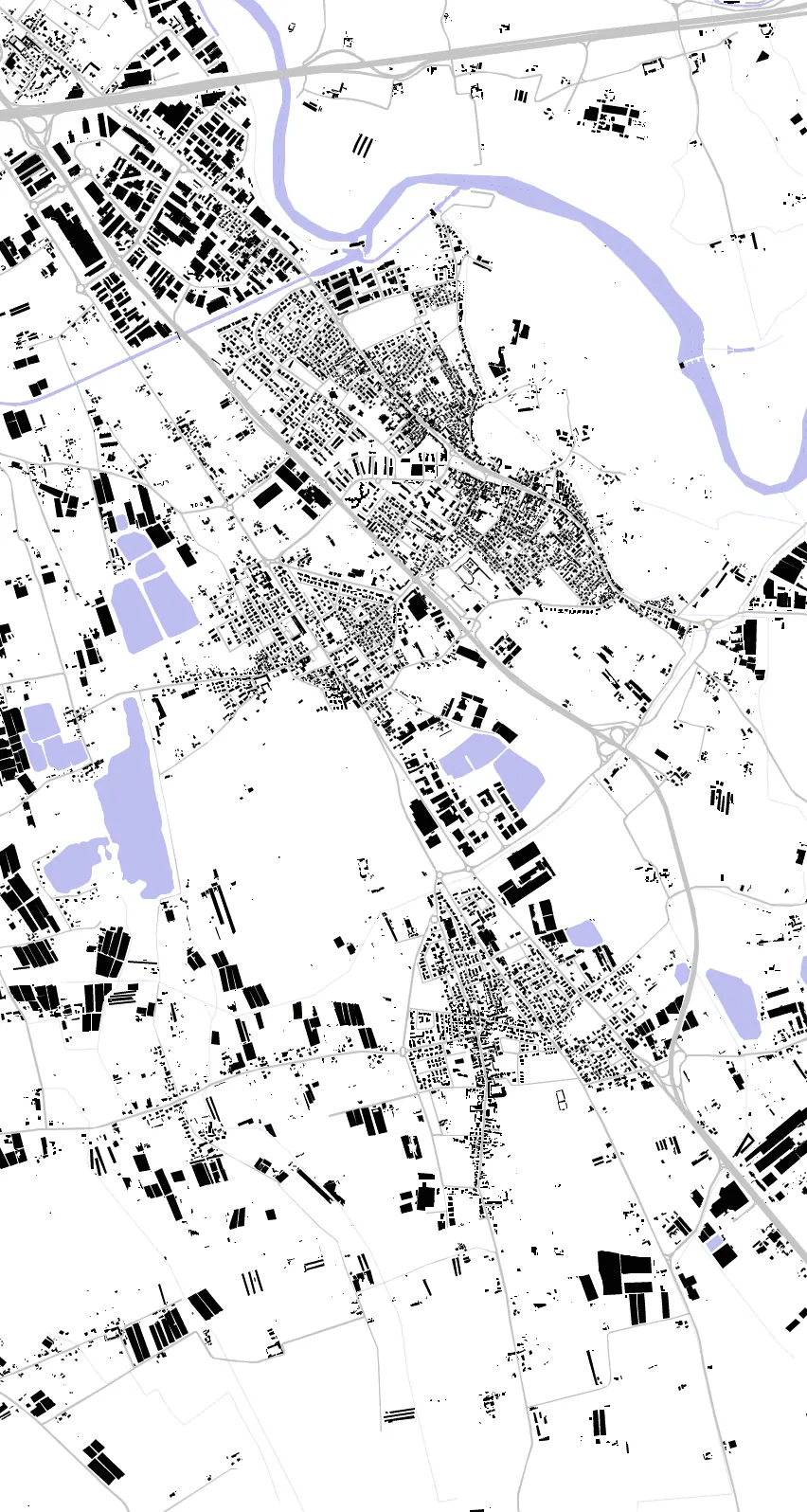 San Giovanni Lupatoto figure ground plan