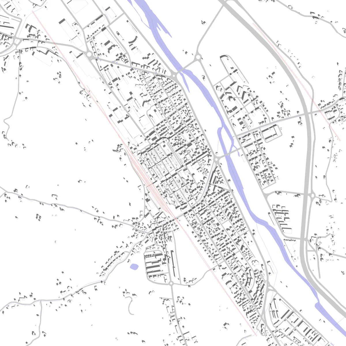 San Giovanni Valdarno planimetria di sito (2.5 km)