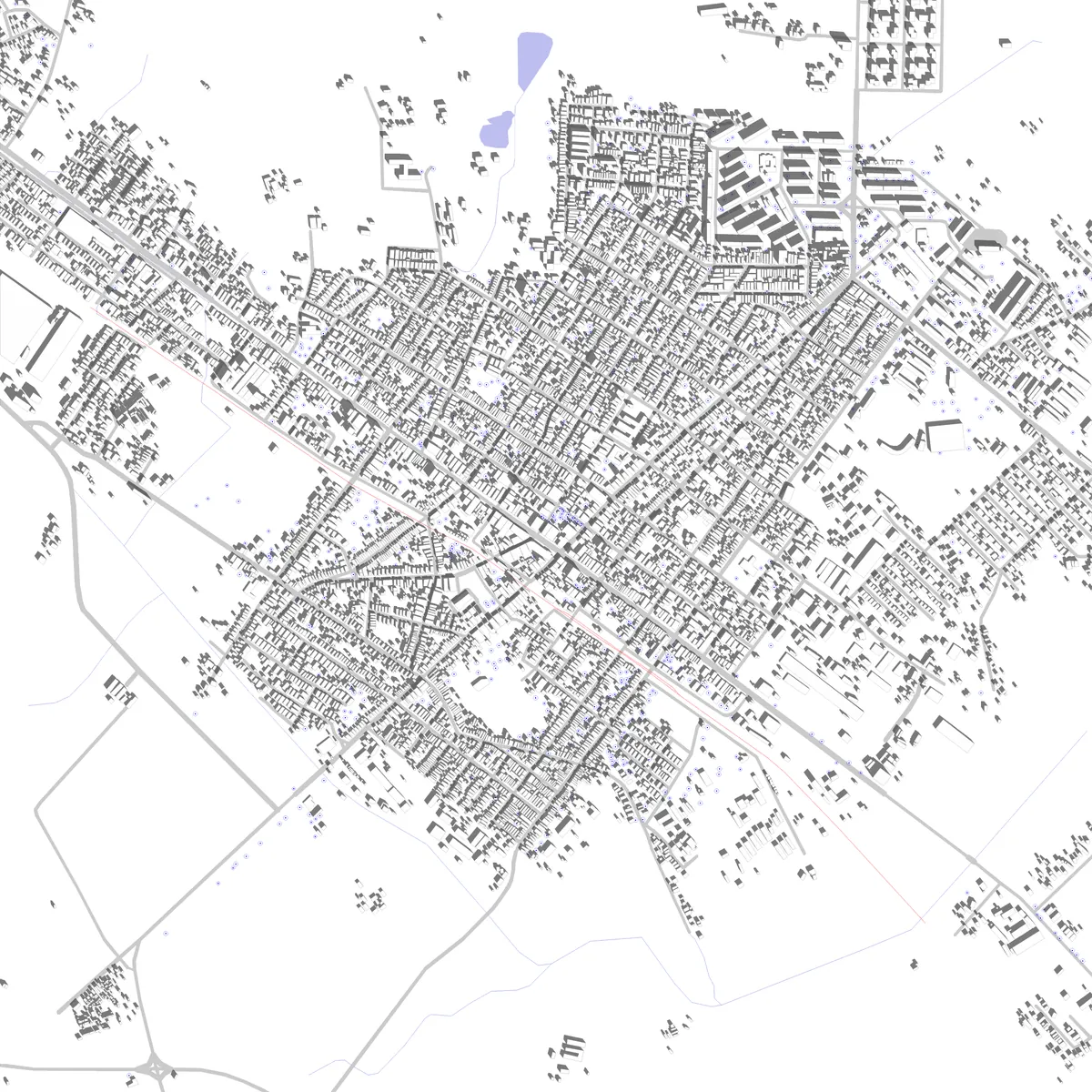 San José de las Lajas site plan (2.5 km)