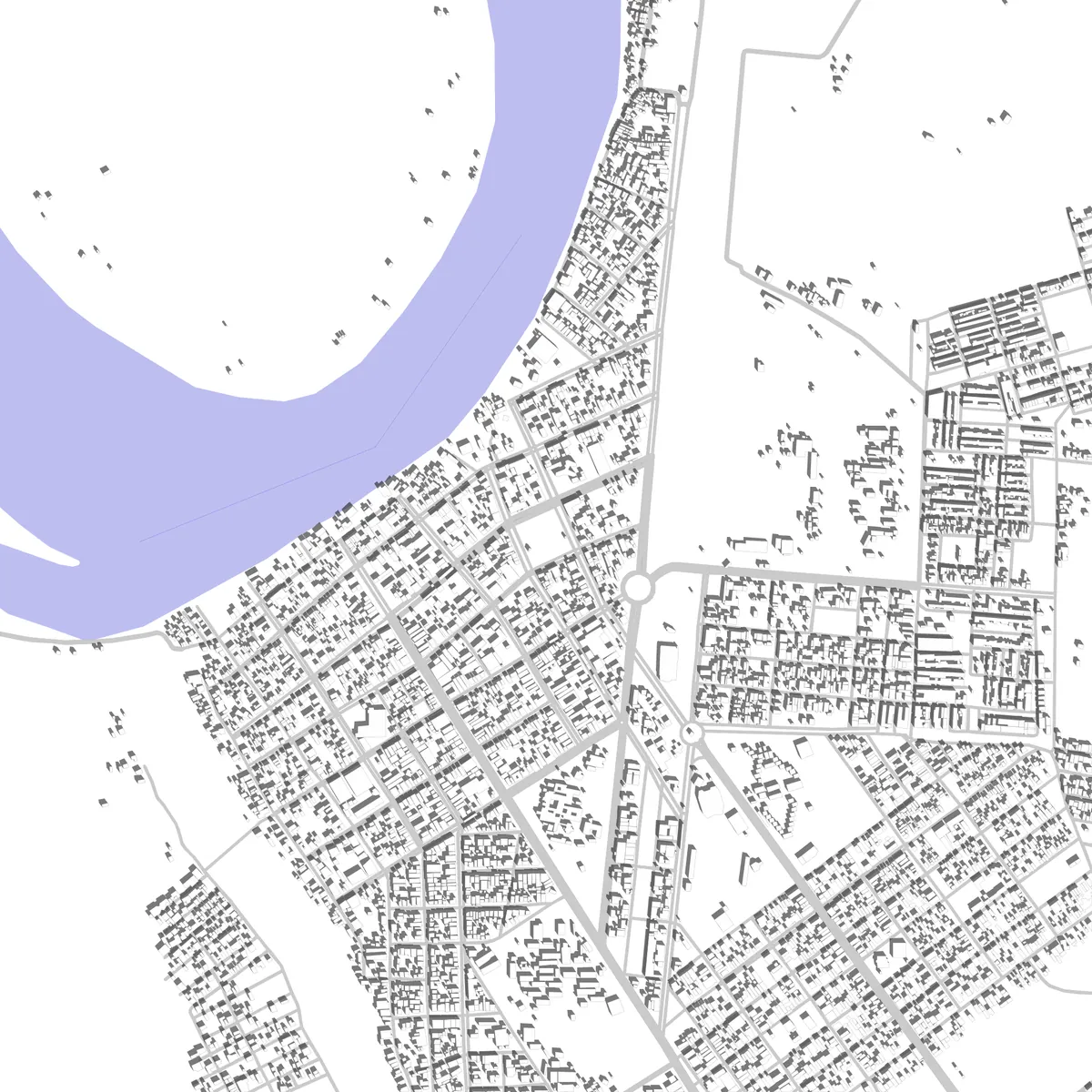 San José del Guaviare site plan (2.5 km)