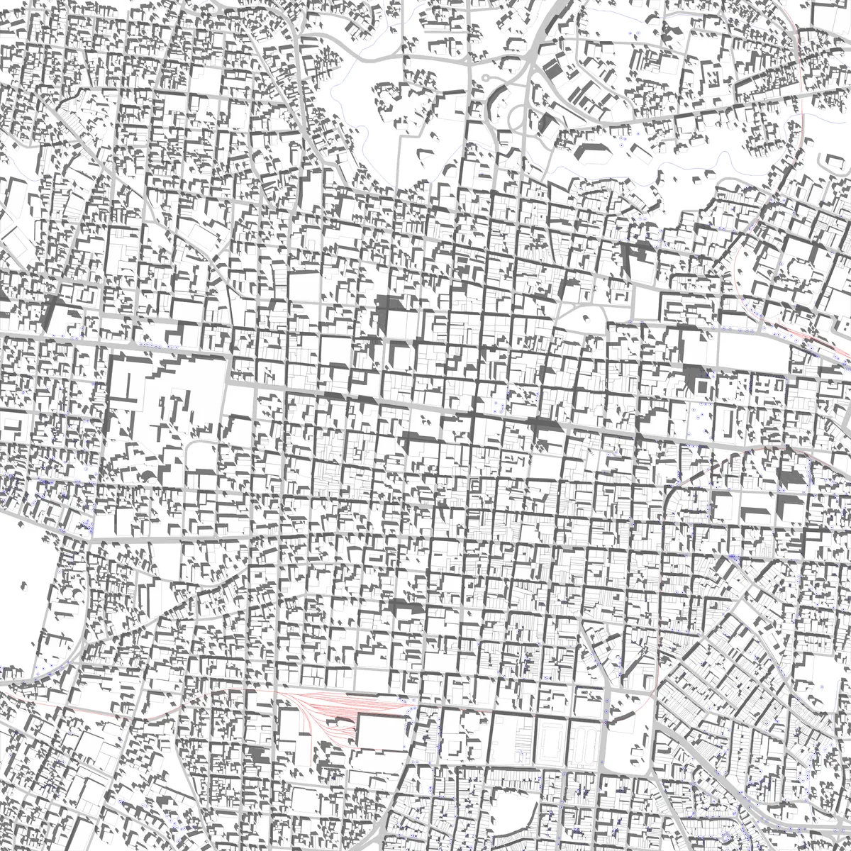 San José site plan (2.5 km)