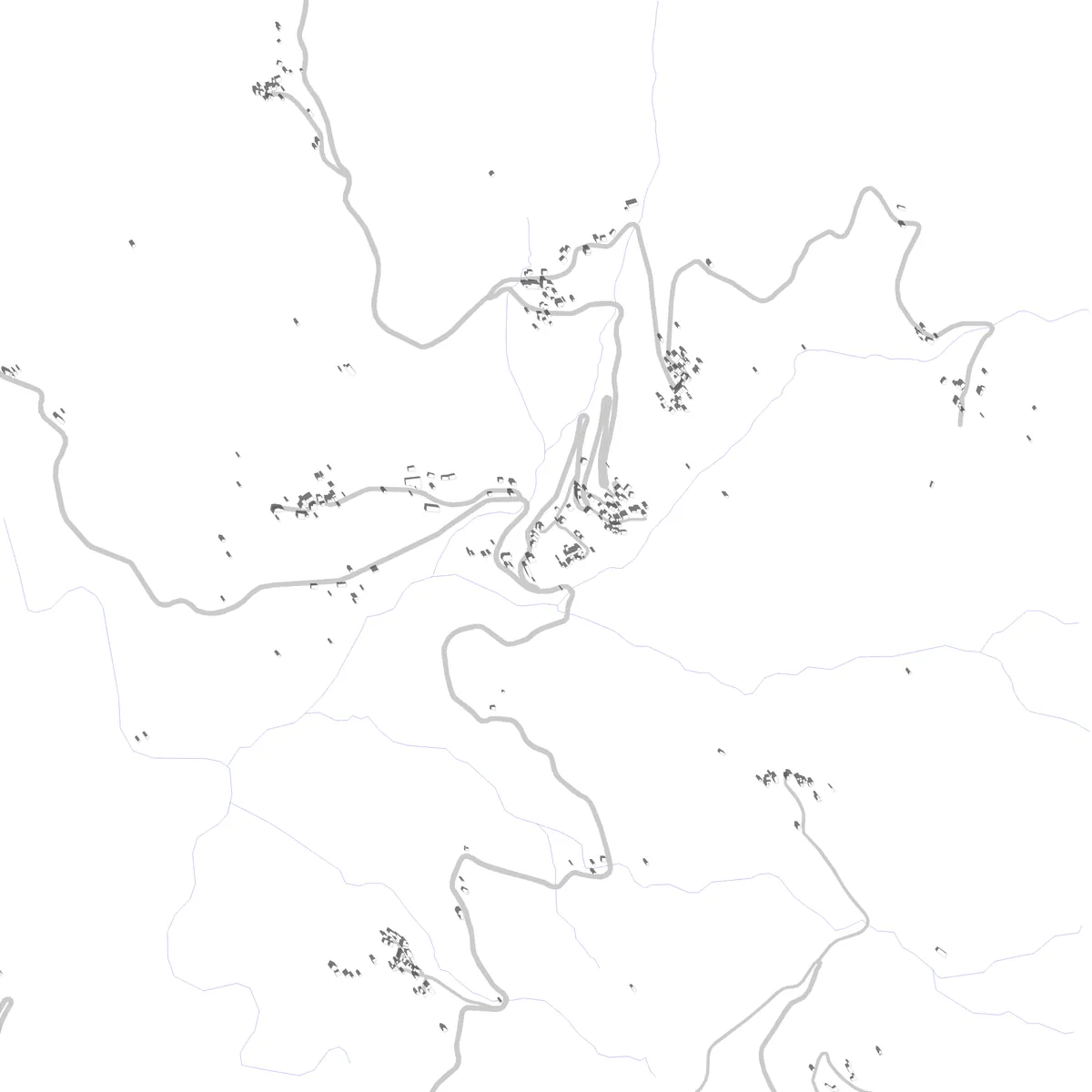 San Lorenzo plano de situación (2.5 km)