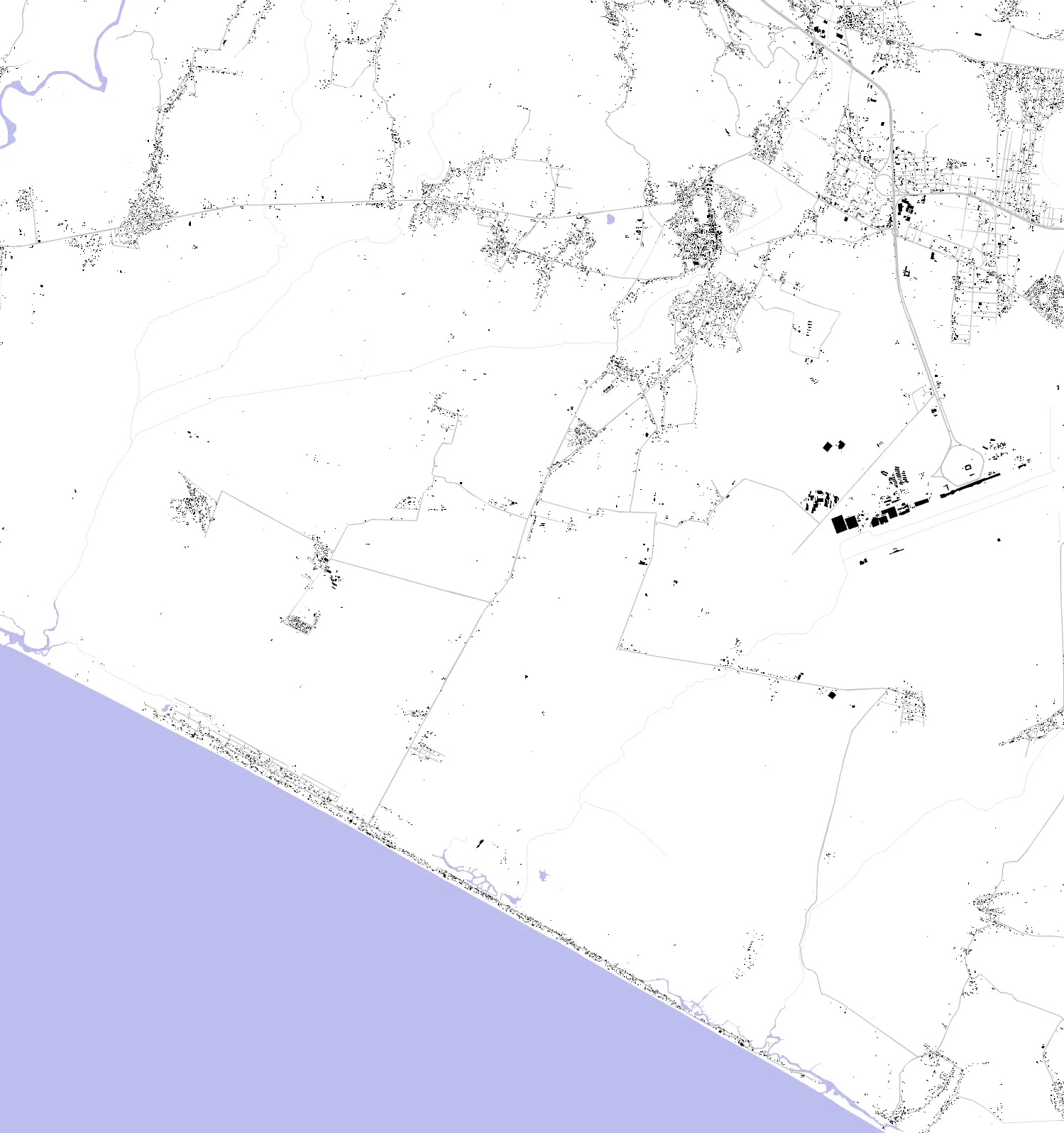 San Luis Talpa figure ground plan