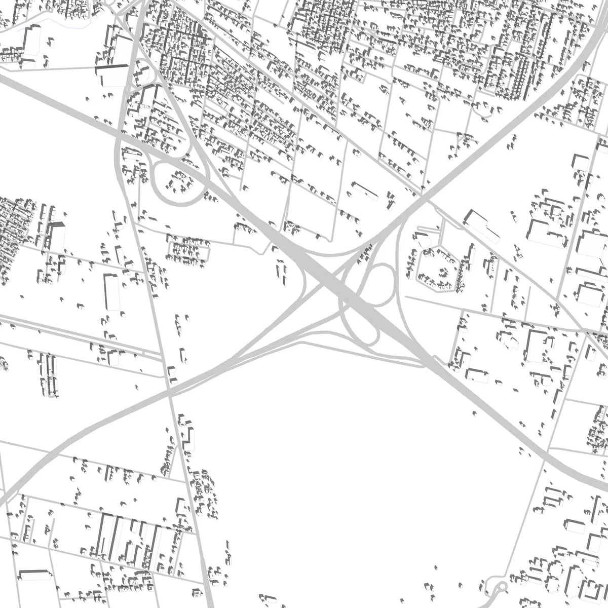 San Martín Texmelucan plano de situación (2.5 km)