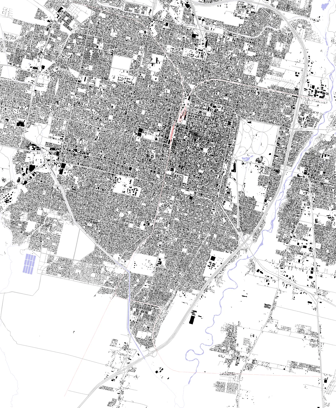 San Miguel de Tucumán plano de masas