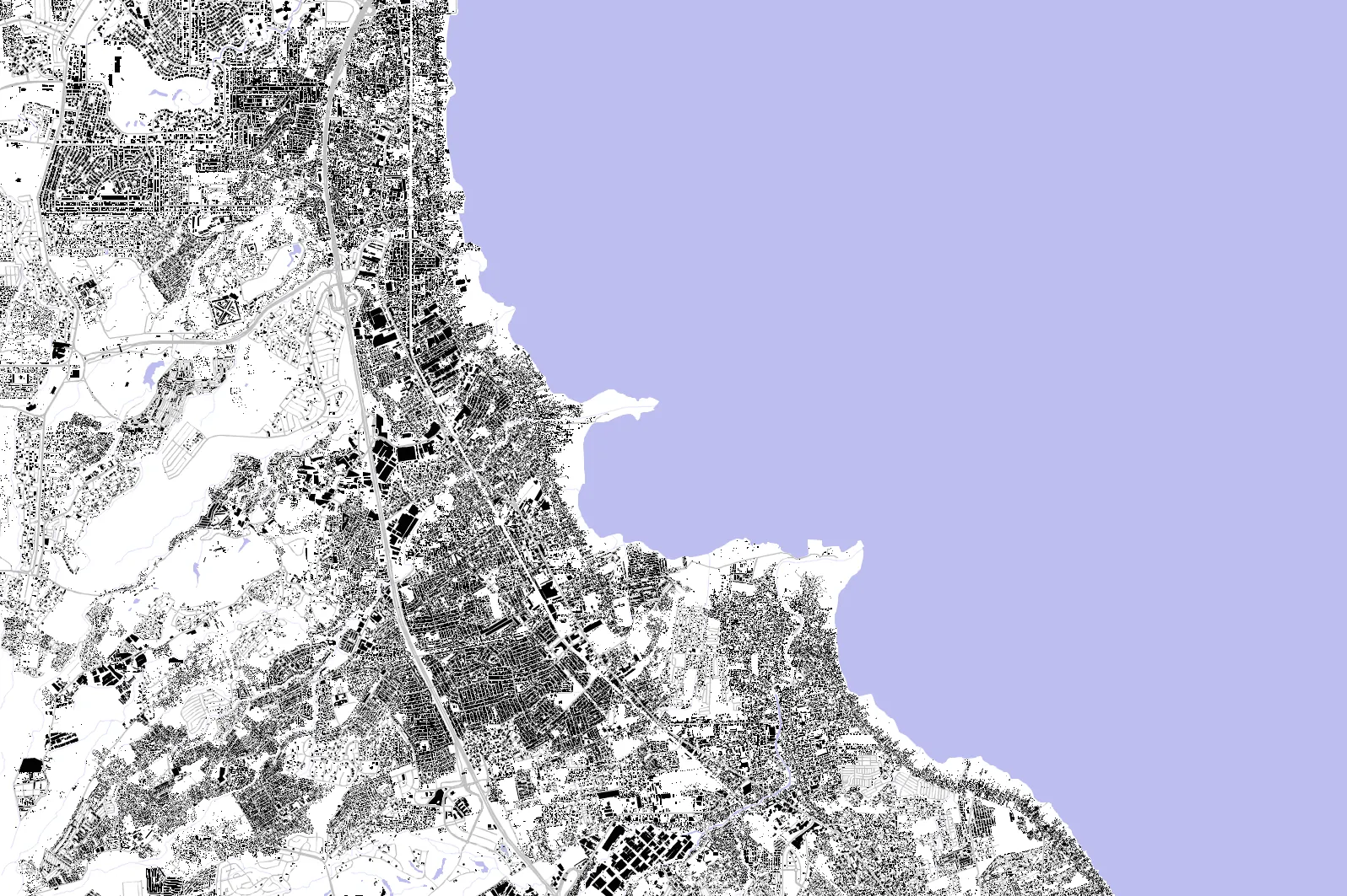 San Pedro figure ground plan