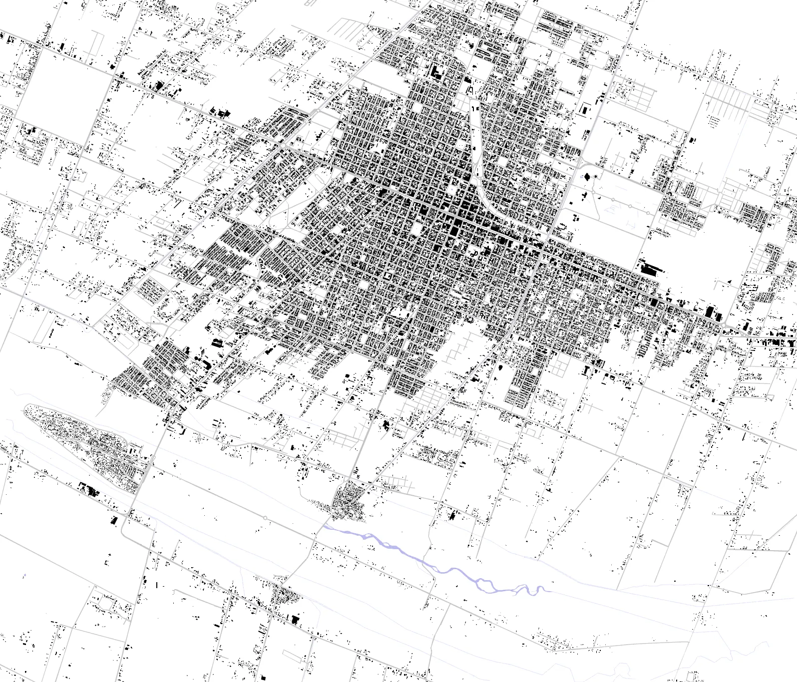 San Rafael figure ground plan