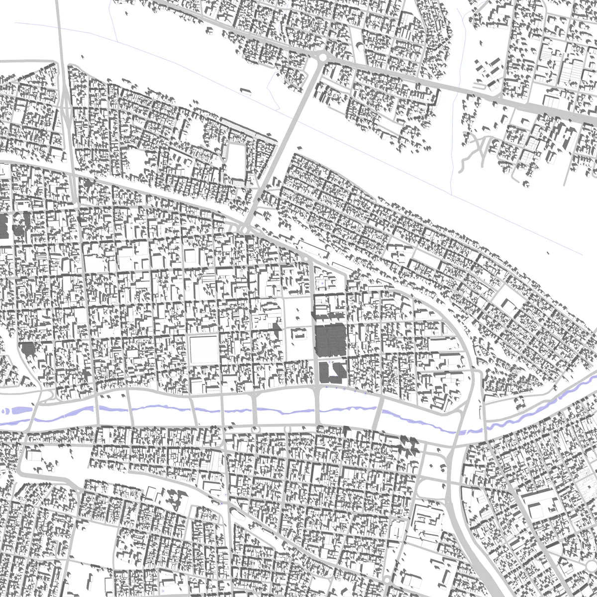 San Salvador de Jujuy site plan (2.5 km)