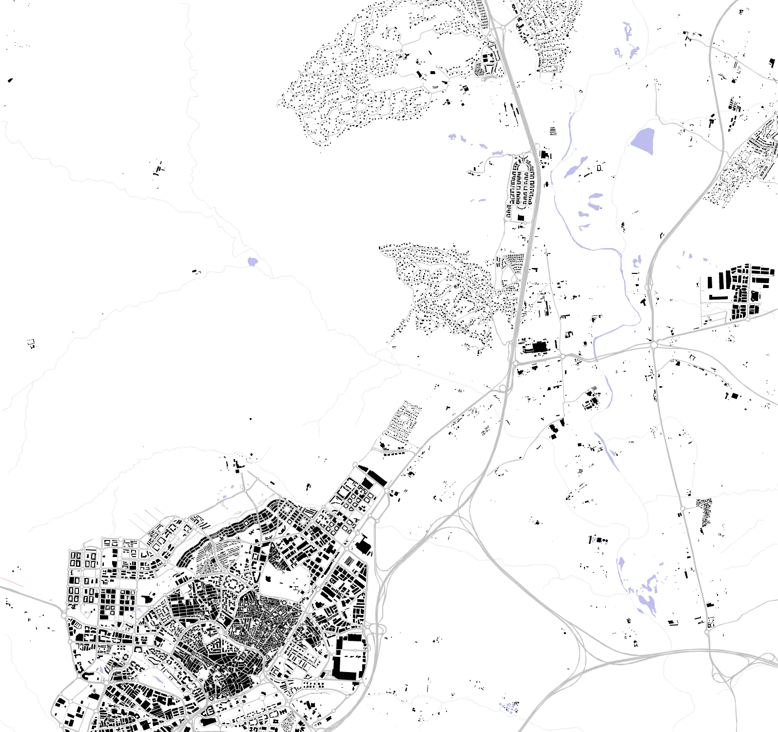 San Sebastián de los Reyes plano de masas