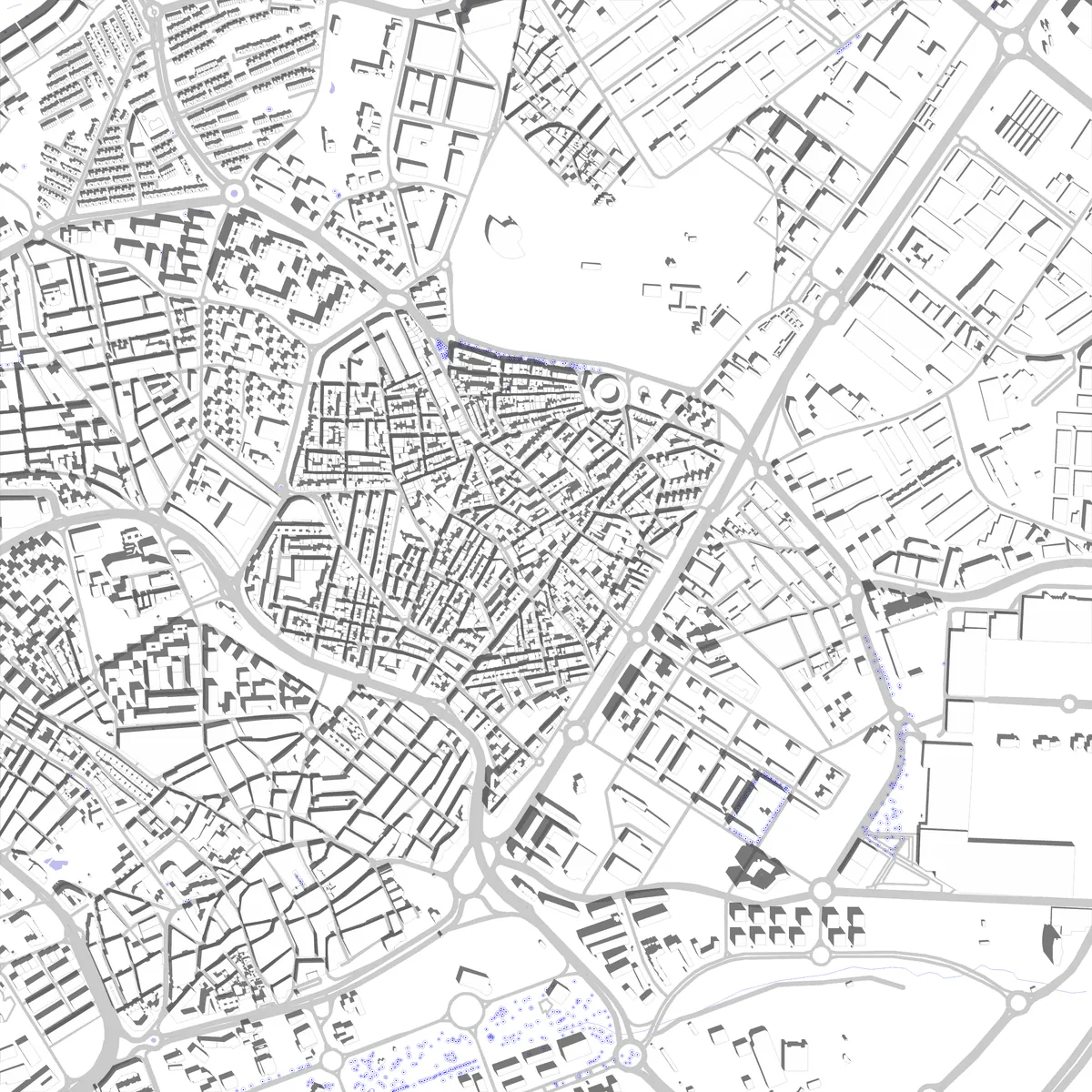 San Sebastián de los Reyes plano de situación (2.5 km)