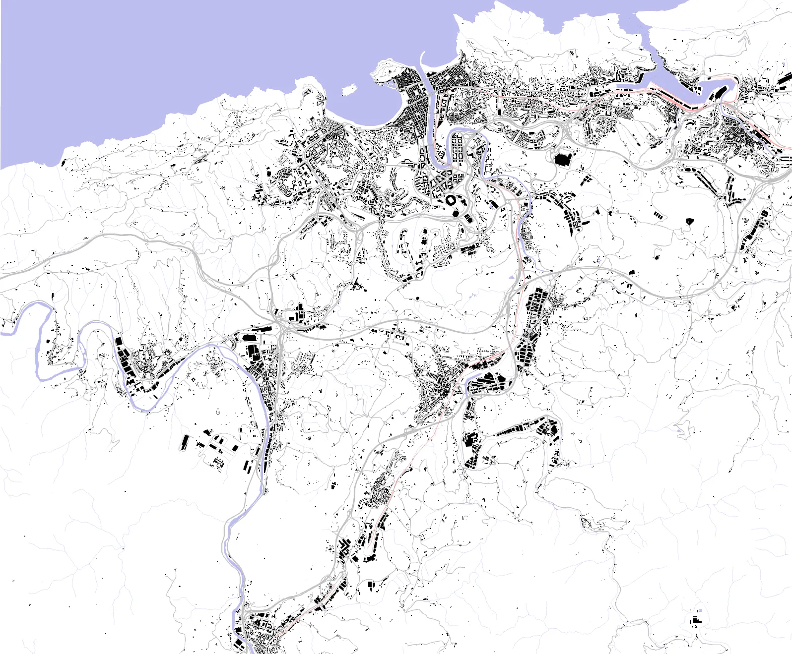 San Sebastián plano de masas