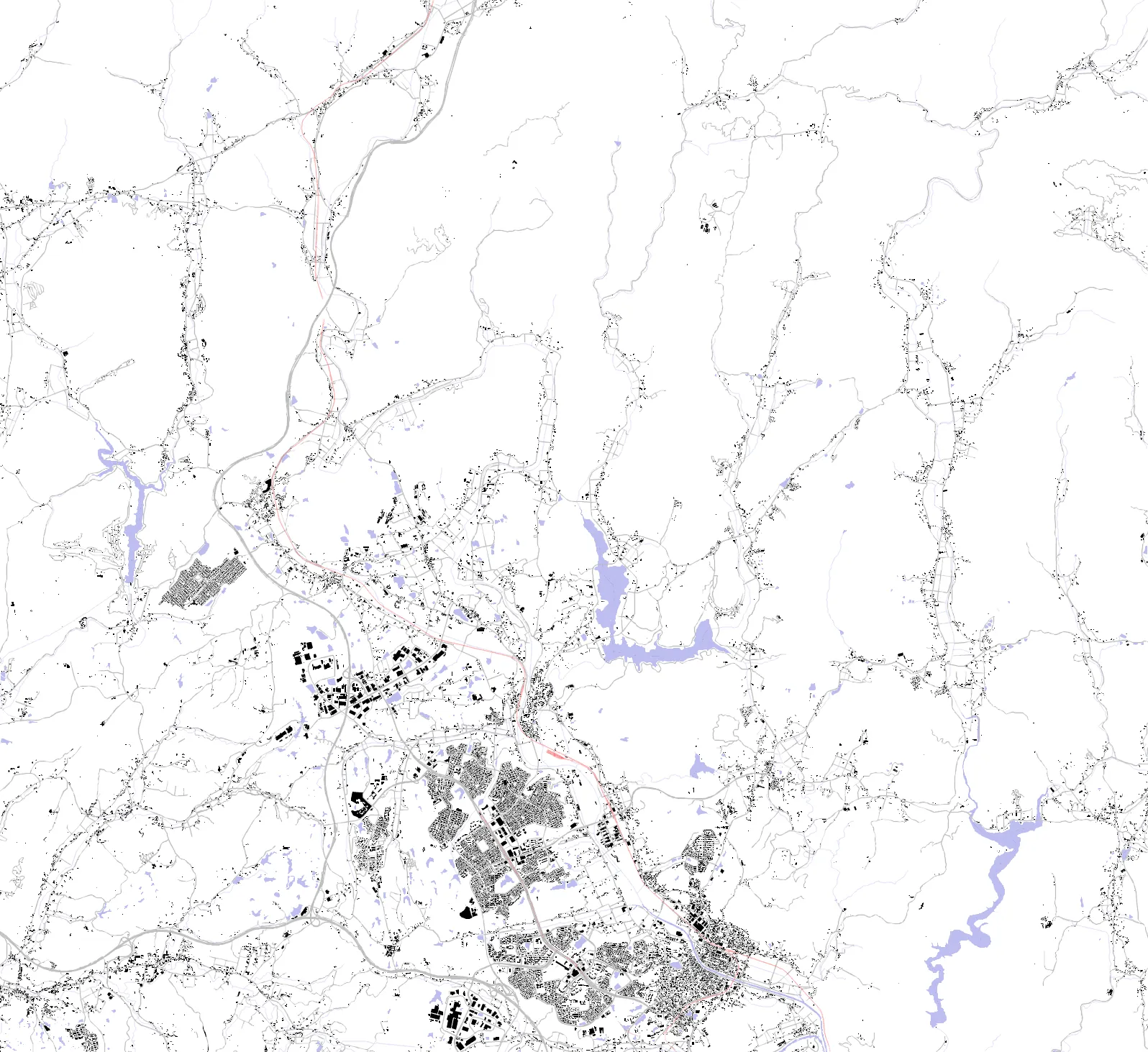 Sanda figure ground plan