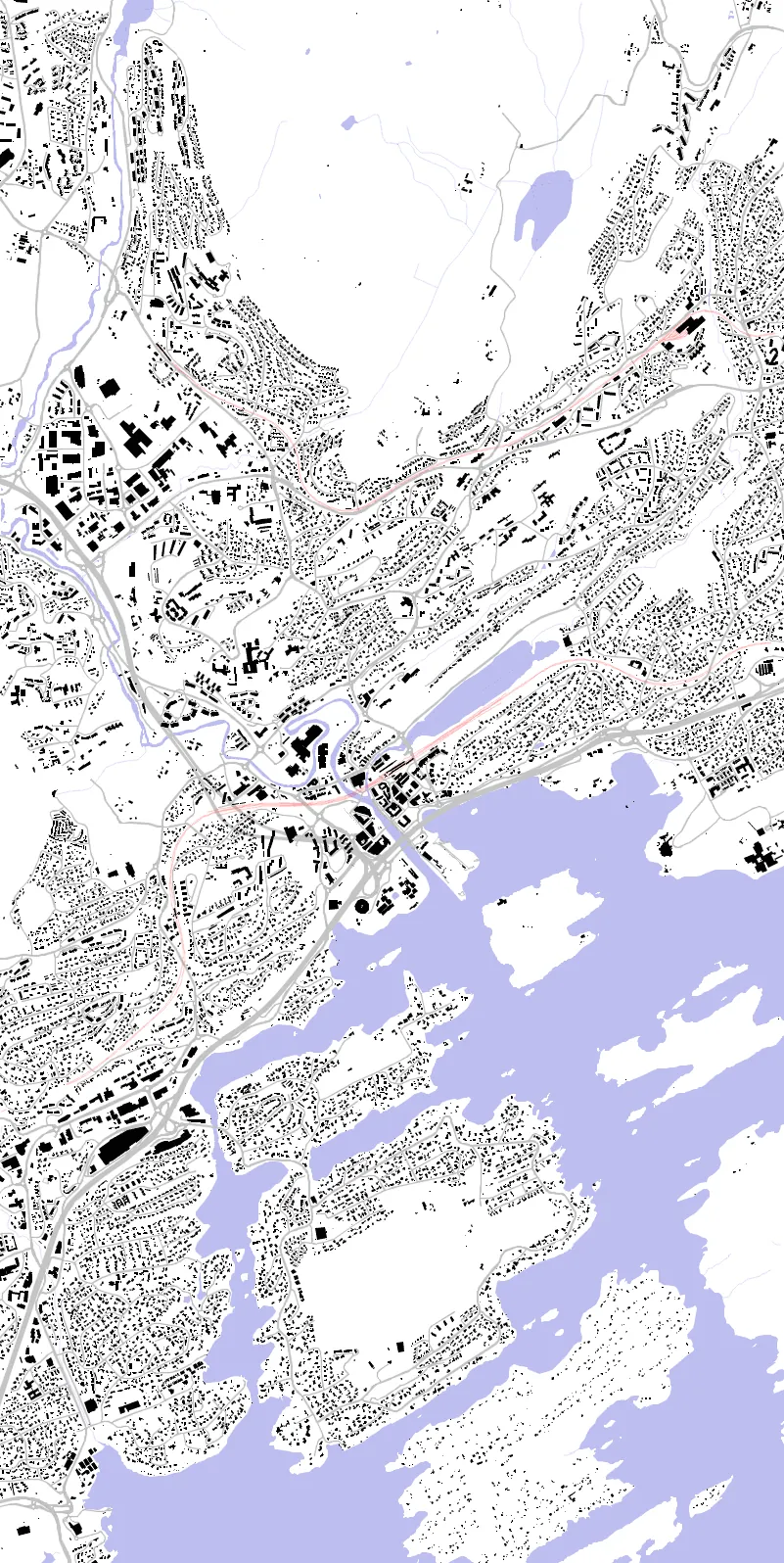 Sandvika figure ground plan