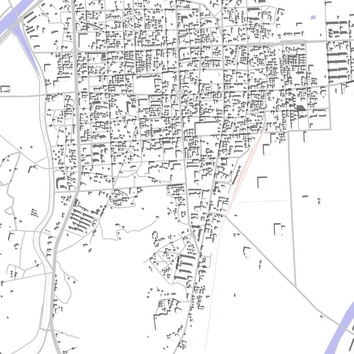 상주 대지현황도 (2.5 km)
