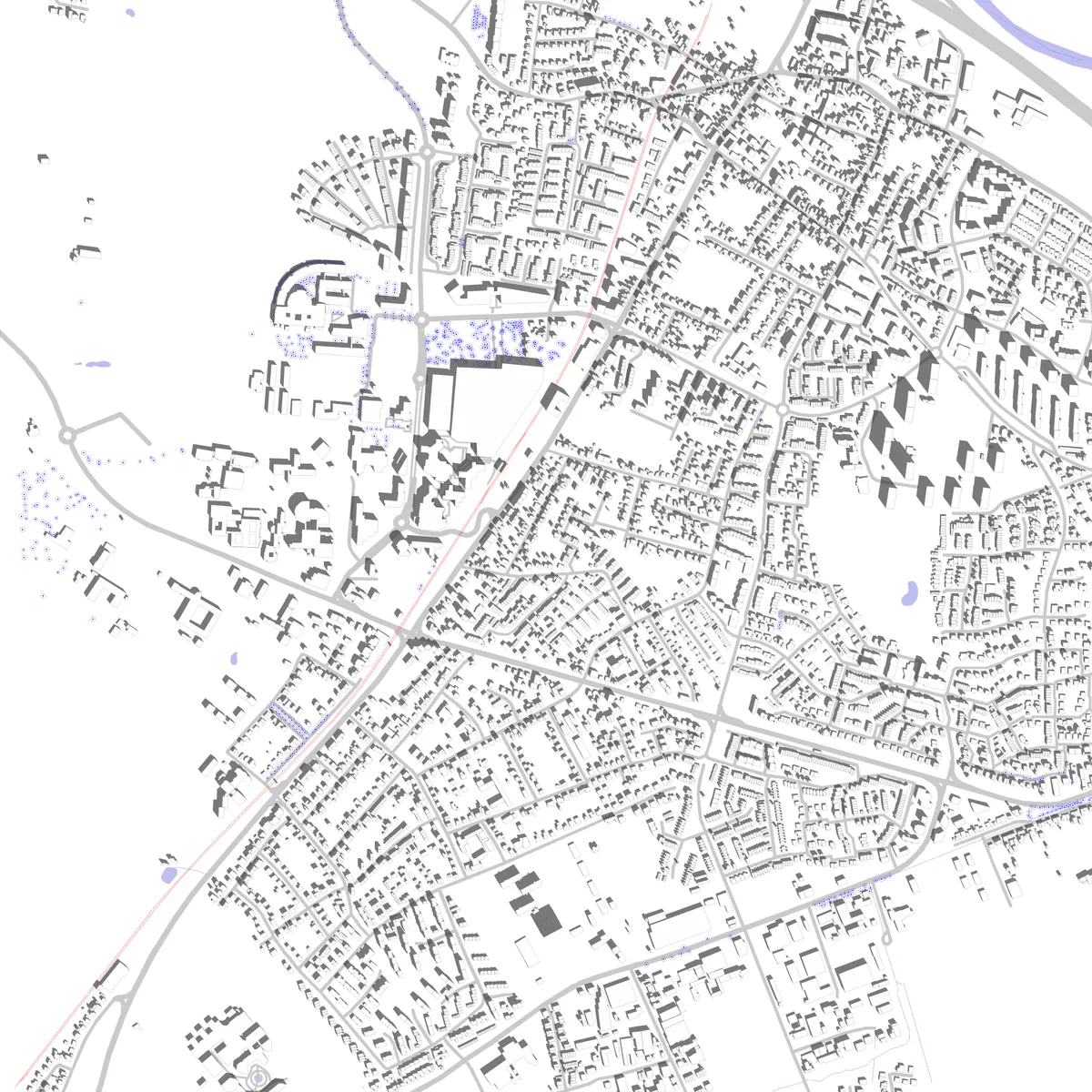 Sankt Augustin site plan (2.5 km)