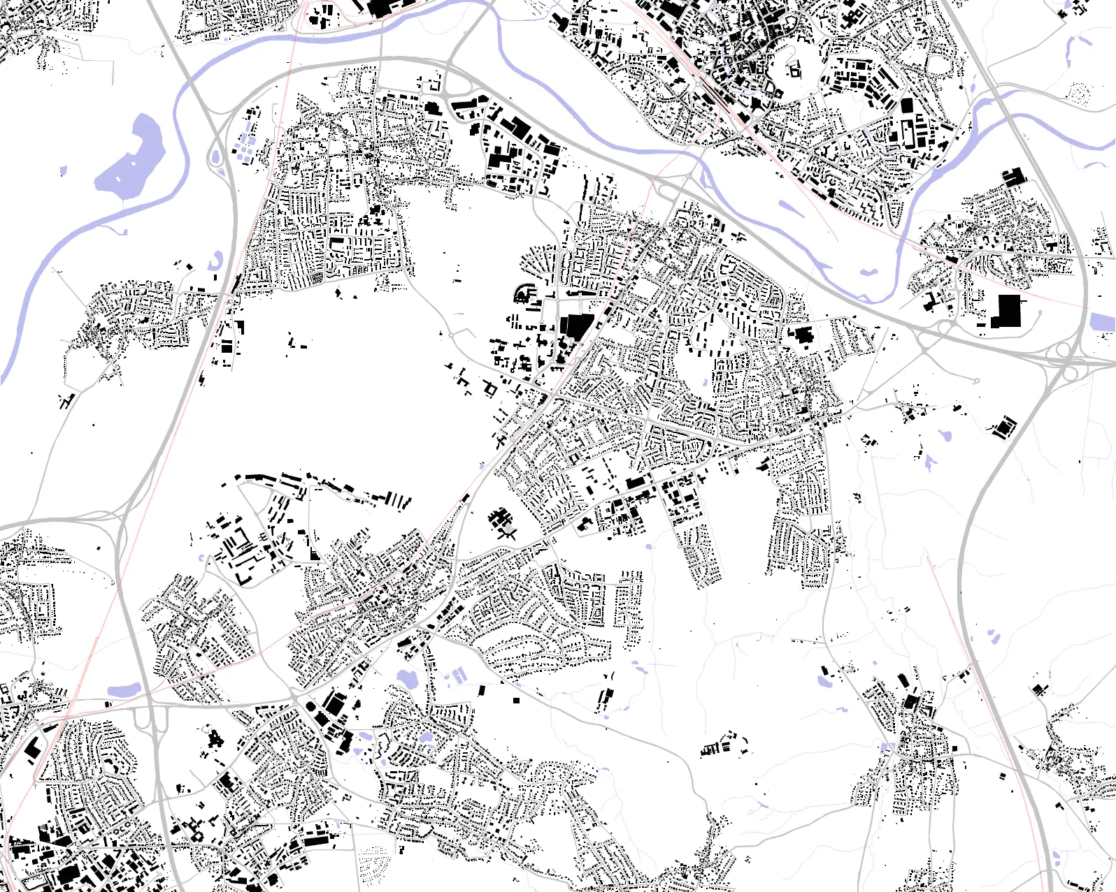 Sankt Augustin figure ground plan