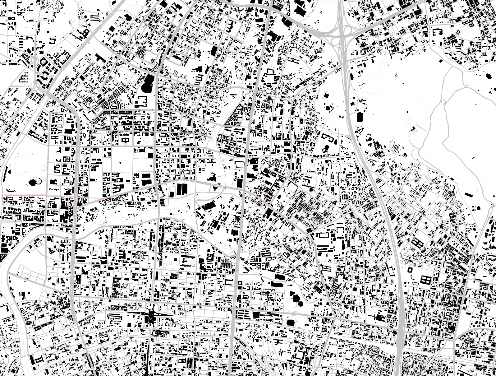 Sanmin figure ground plan