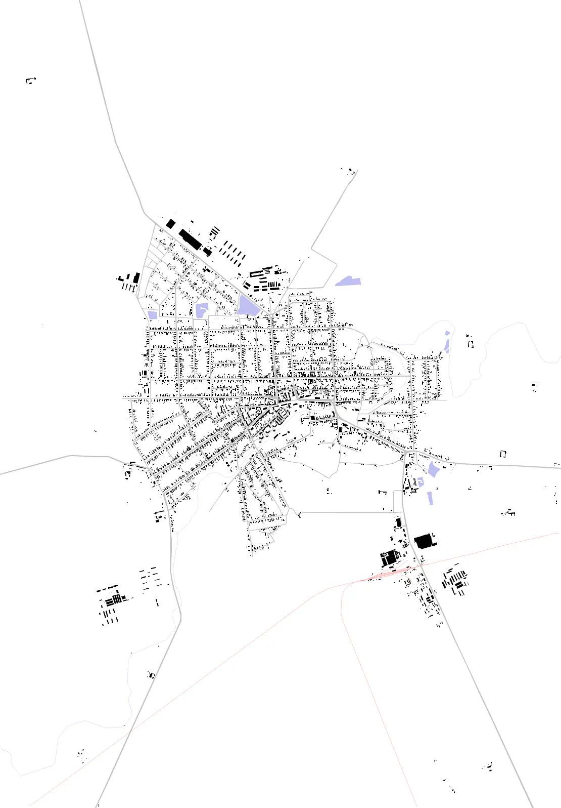 Sânnicolau Mare figure ground plan