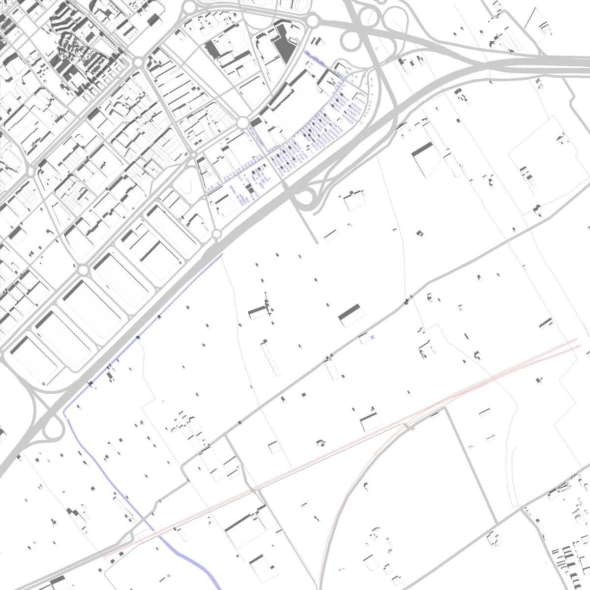 Sant Boi de Llobregat plano de situación (2.5 km)