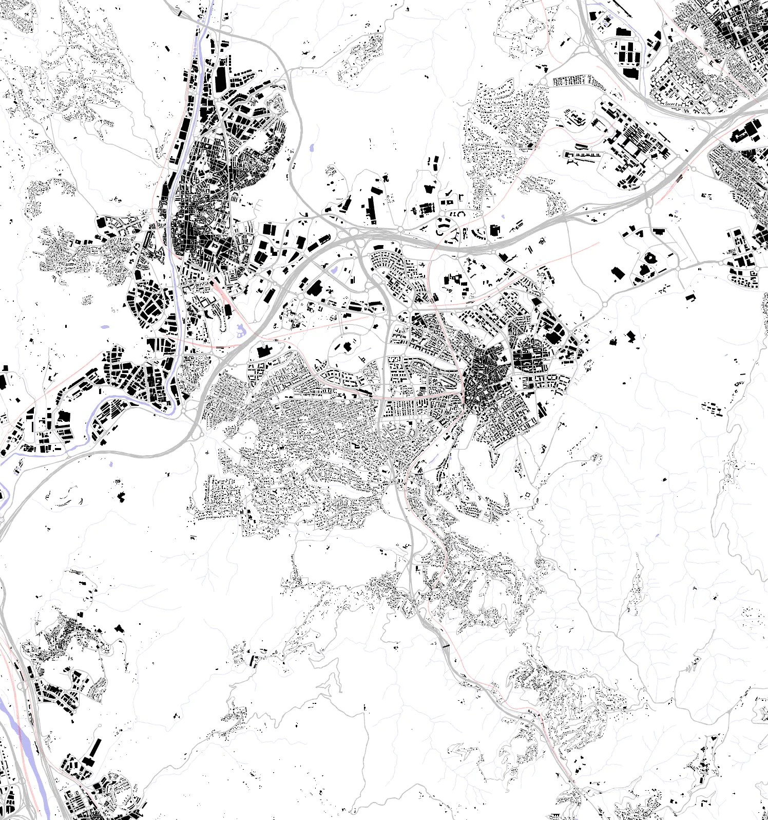Sant Cugat del Vallès plano de masas