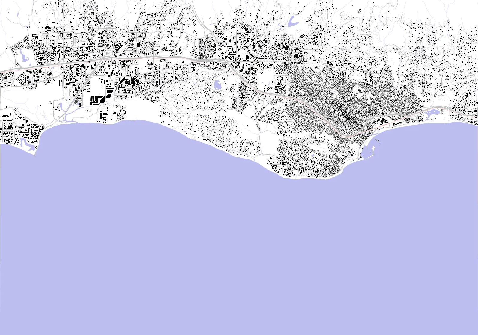 Santa Barbara figure ground plan