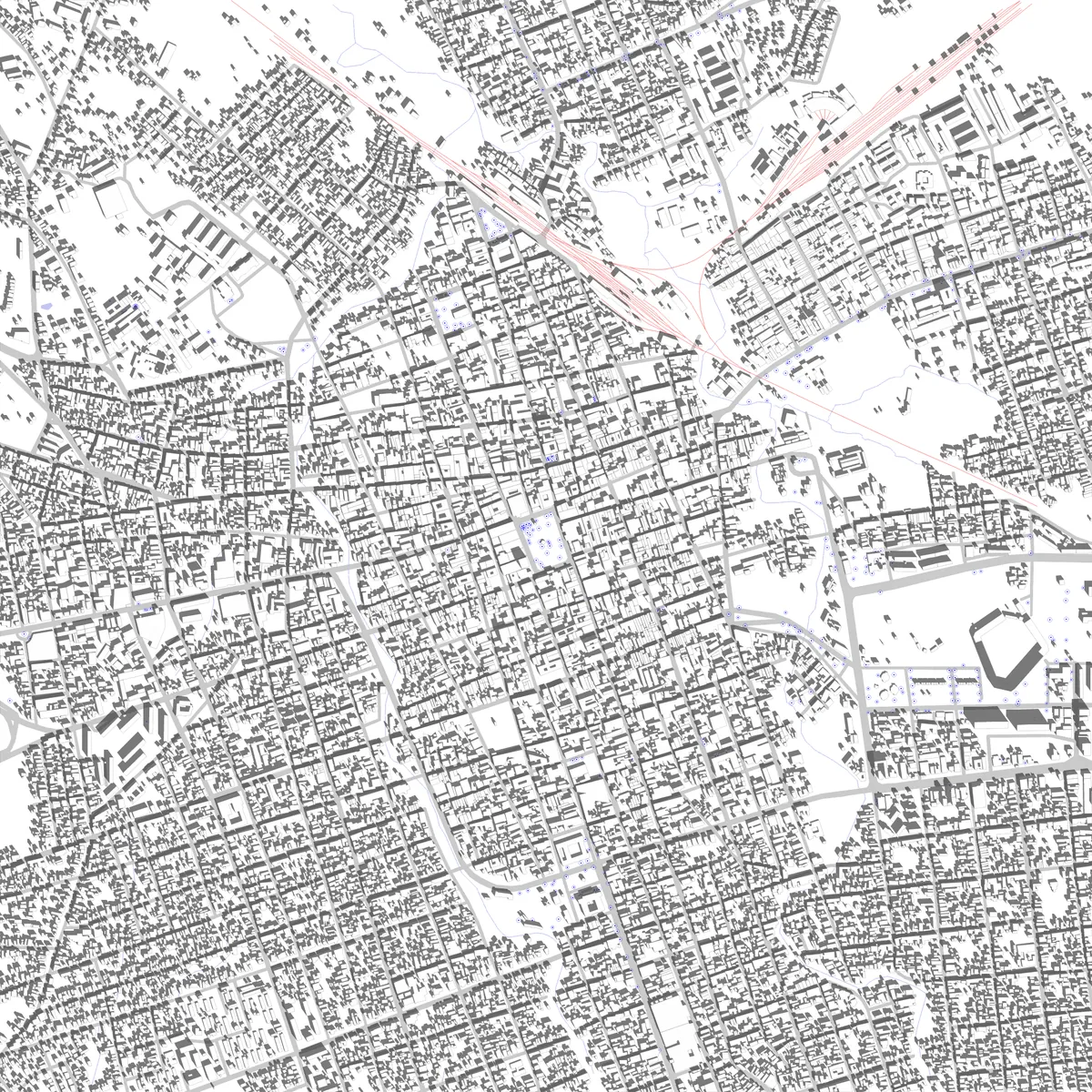 Santa Clara plano de situación (2.5 km)
