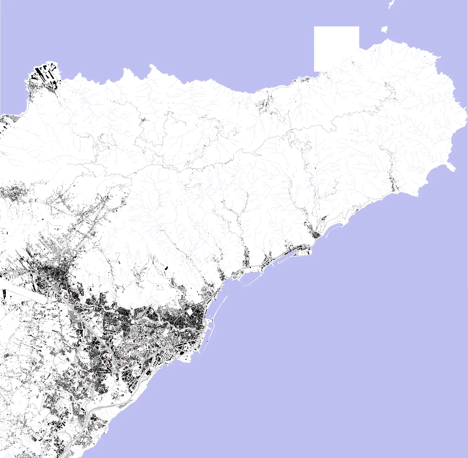 Santa Cruz de Tenerife figure ground plan
